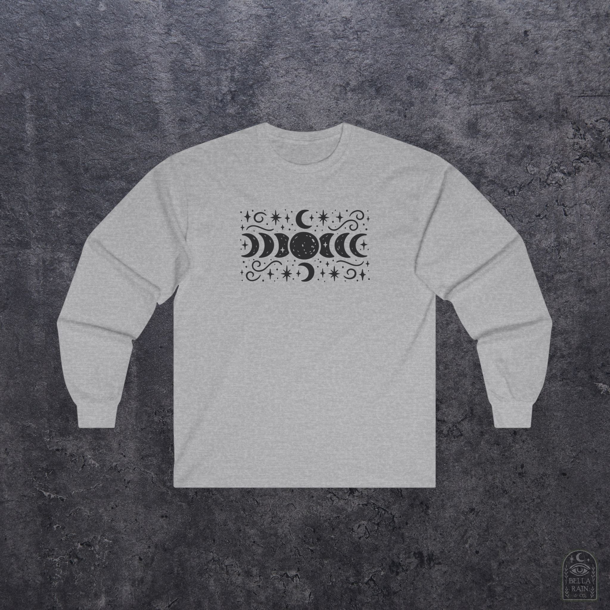 Lunar Phases Long Sleeve Tee