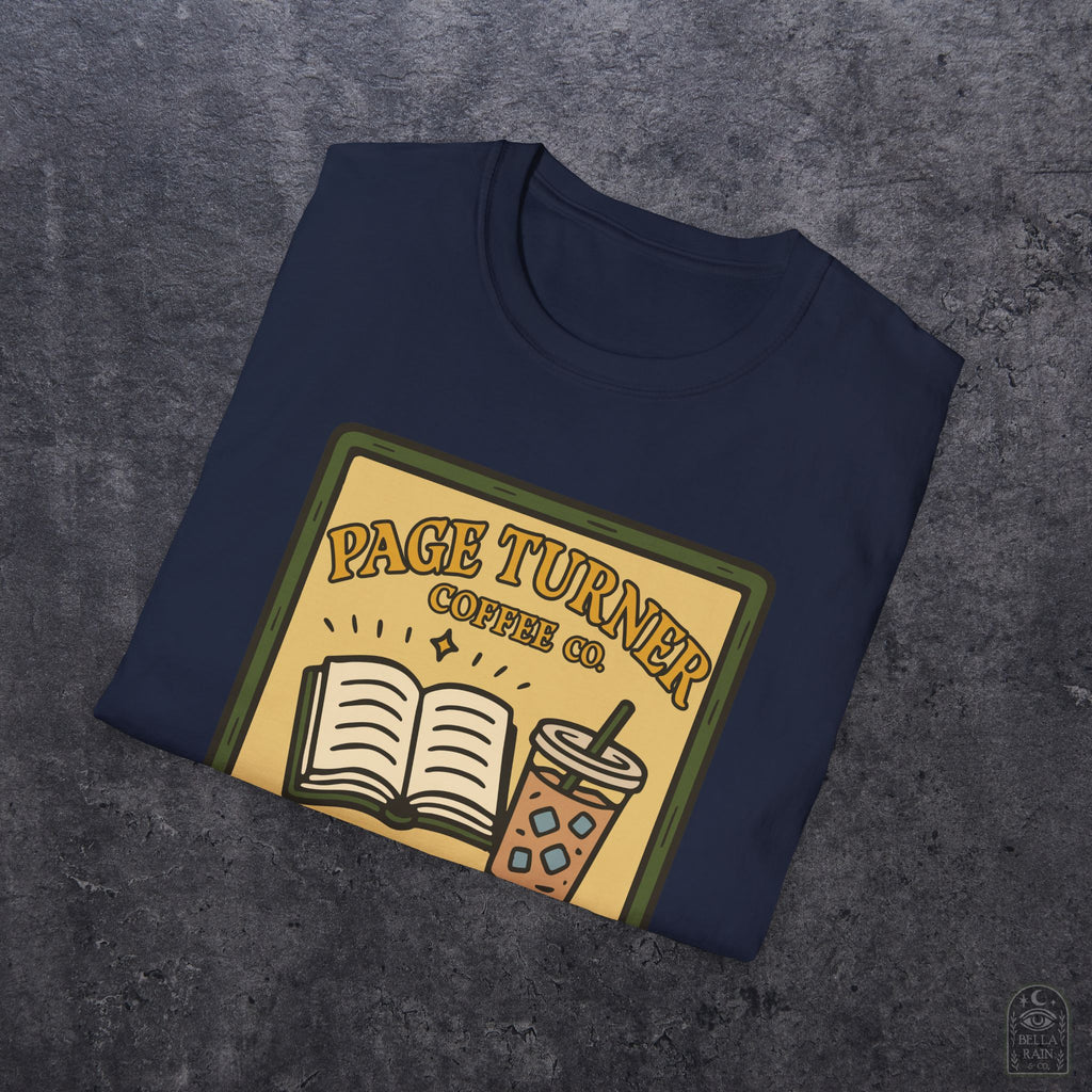 Page Turner Coffee Co Unisex Softstyle T-Shirt