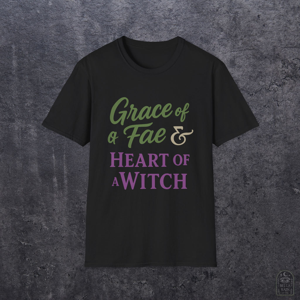 Grace of Fae Heart of Witch Unisex Softstyle T-Shirt
