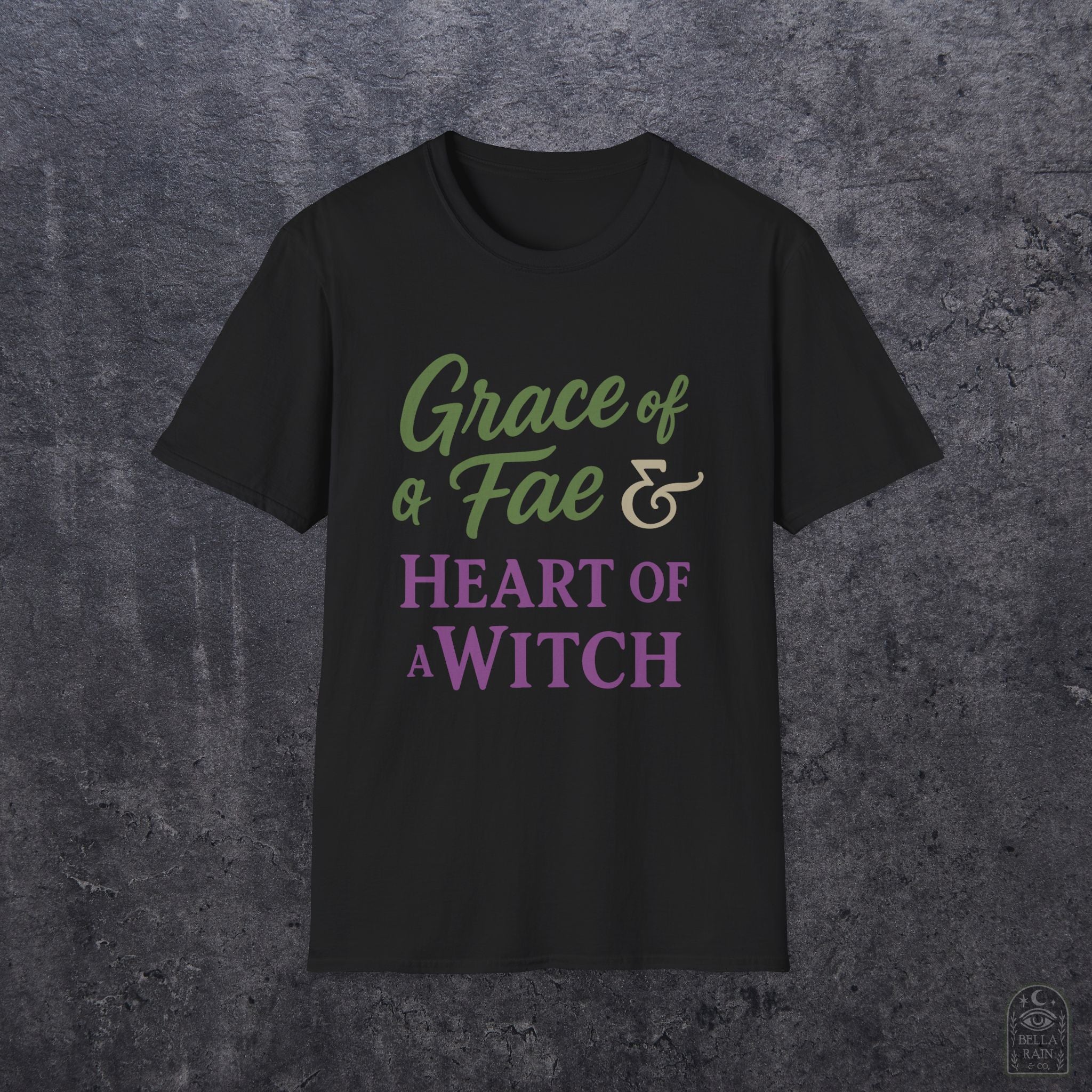 Grace of Fae Heart of Witch Unisex Softstyle T-Shirt