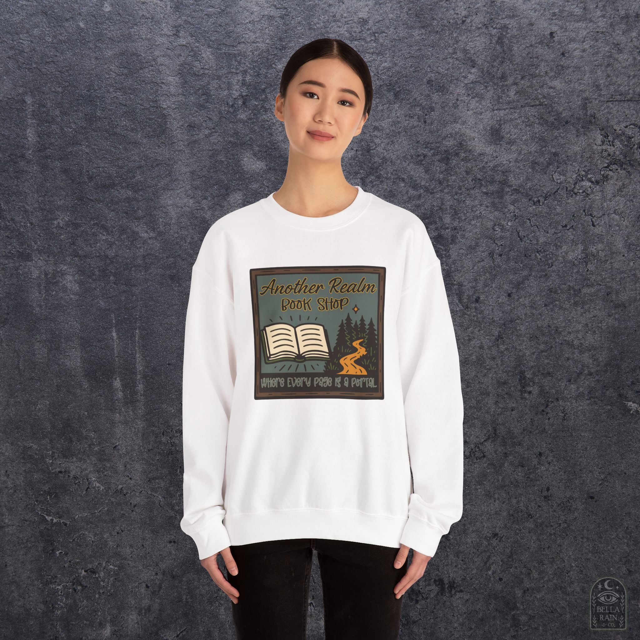 Another Realm Book Shop Crewneck Sweatshirt