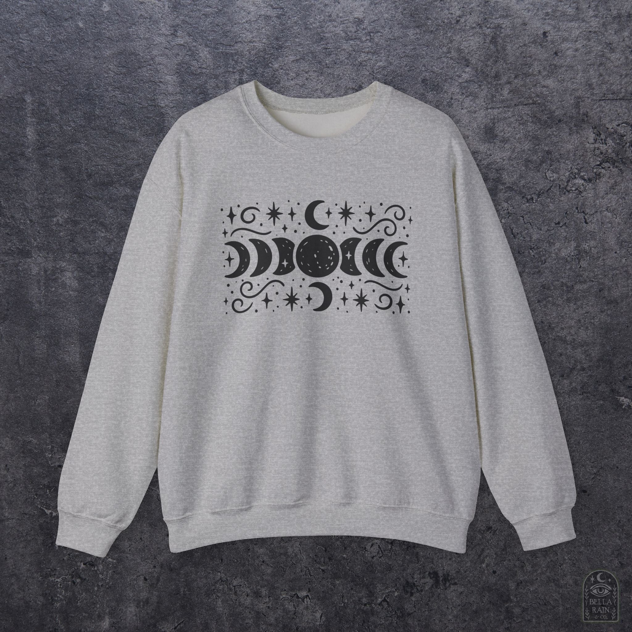 Lunar Phases Crewneck Sweatshirt