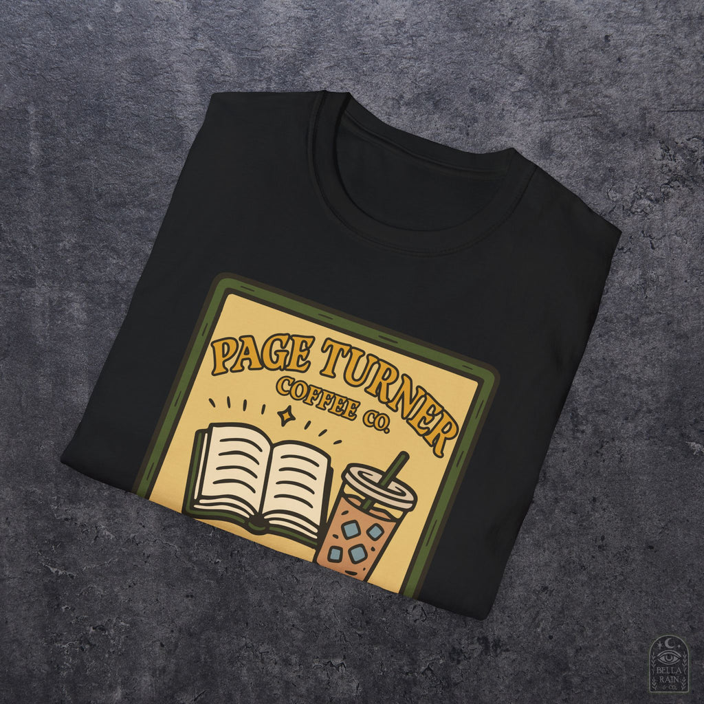 Page Turner Coffee Co Unisex Softstyle T-Shirt
