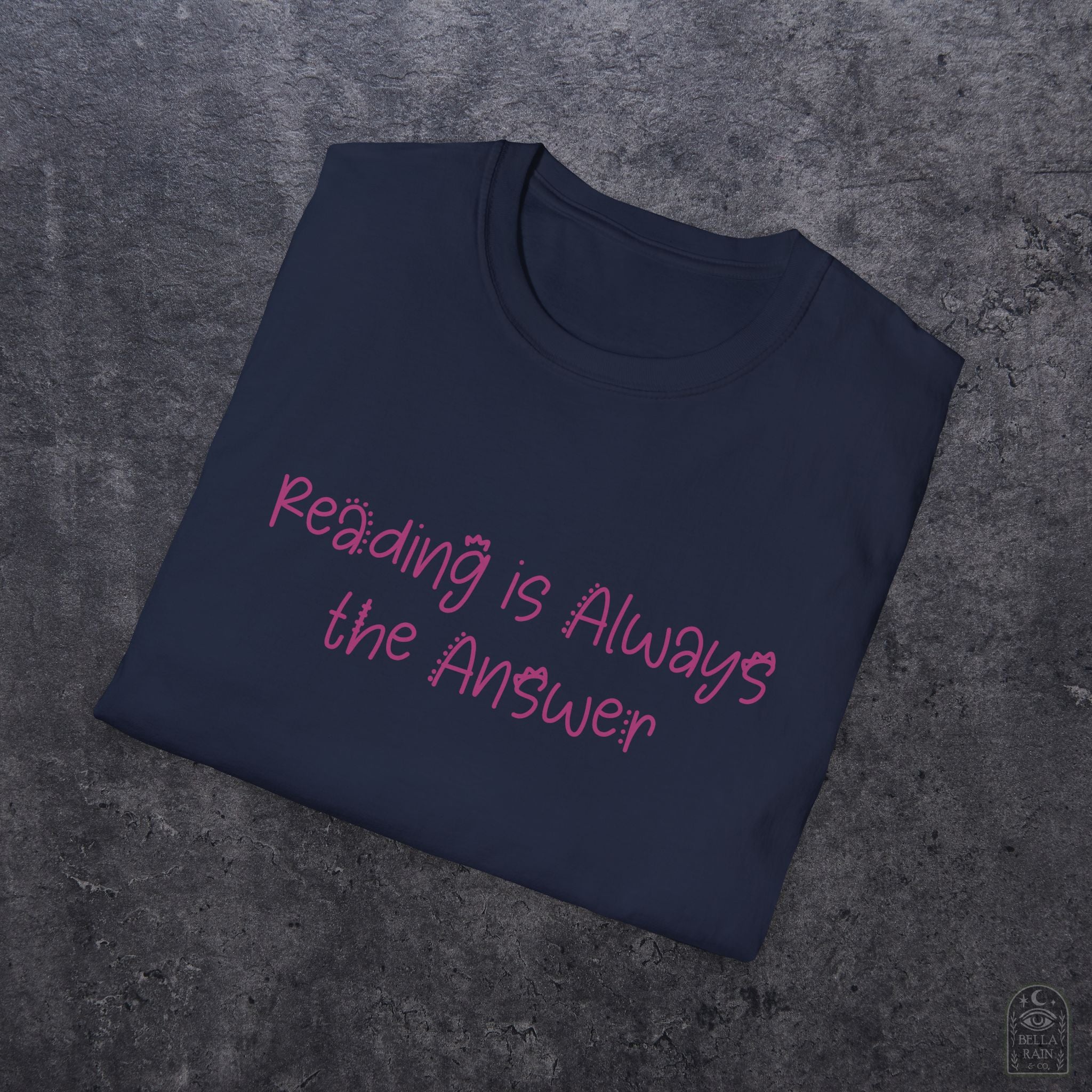 Reading is the Answer Unisex Softstyle T-Shirt