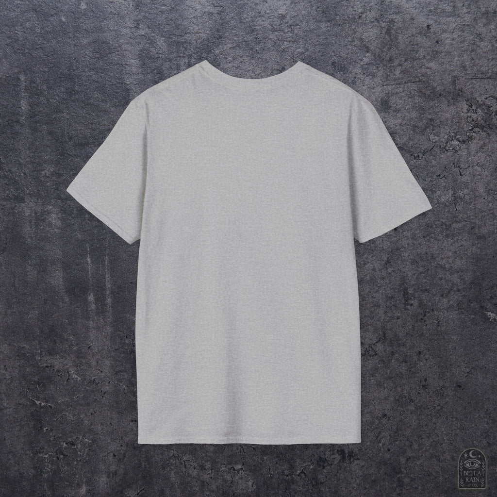 Fueled by Caffeine & Fiction Unisex Softstyle T-Shirt