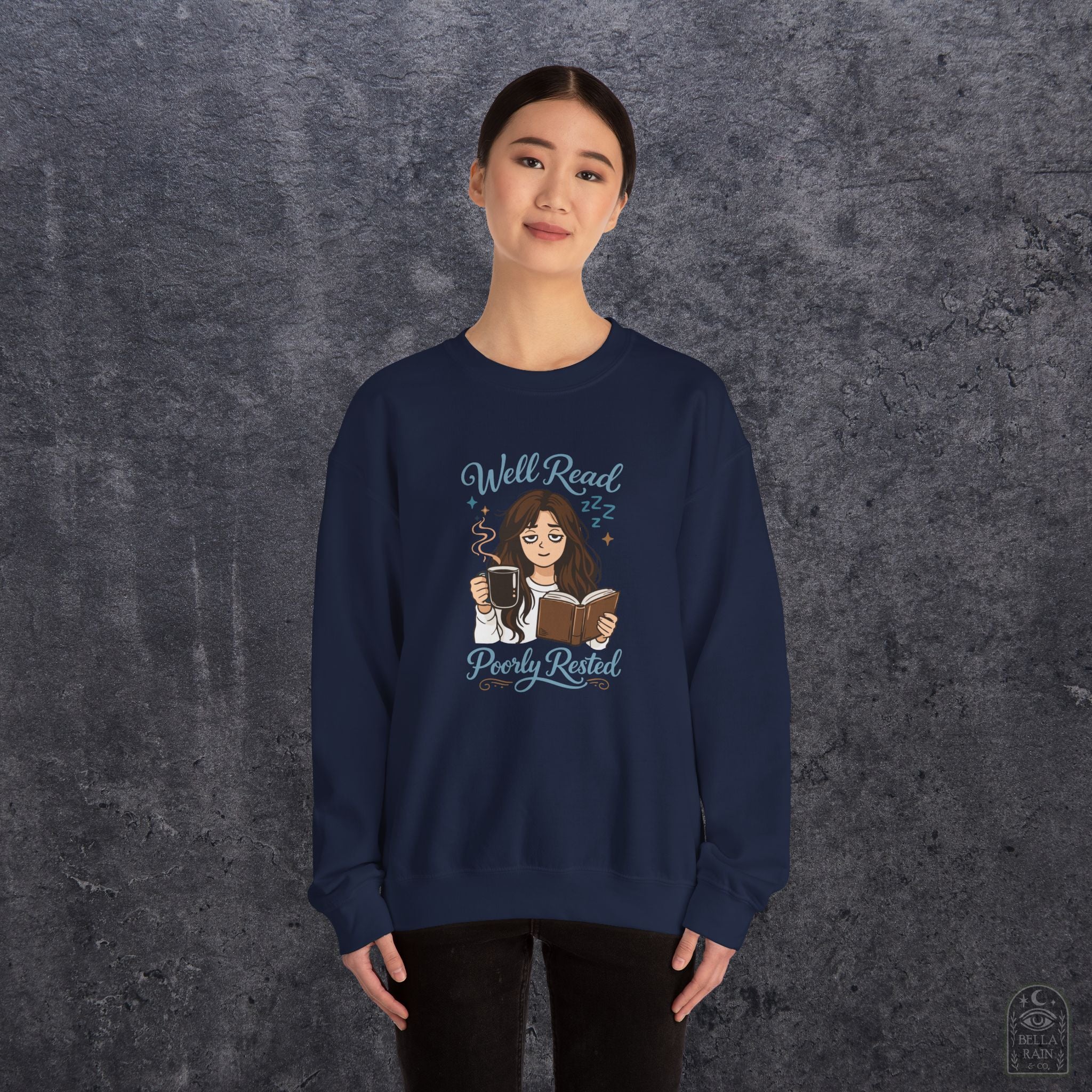 Well Read Poorly Rested Crewneck Sweatshirt