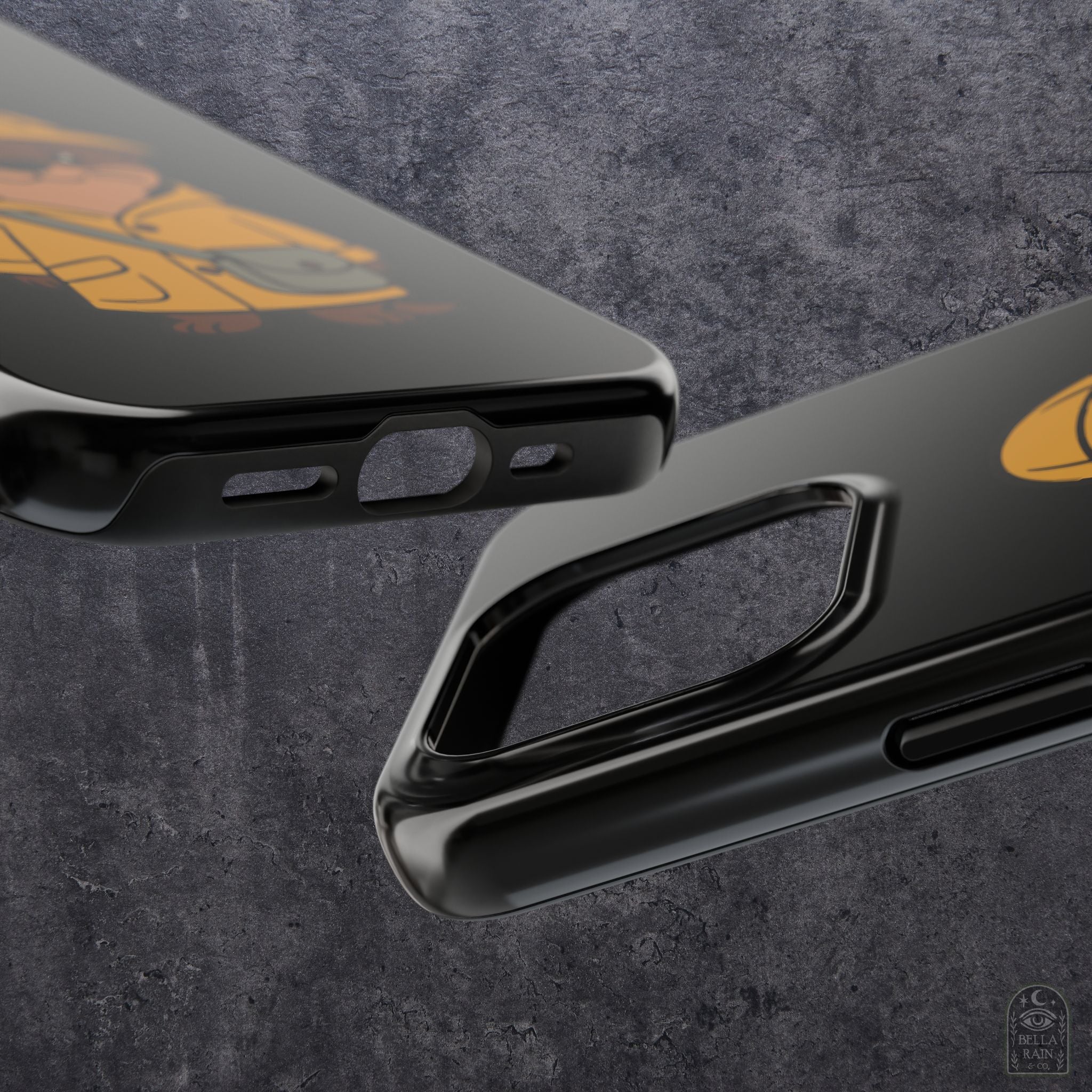 Otter in Raincoat Tough Phone Case