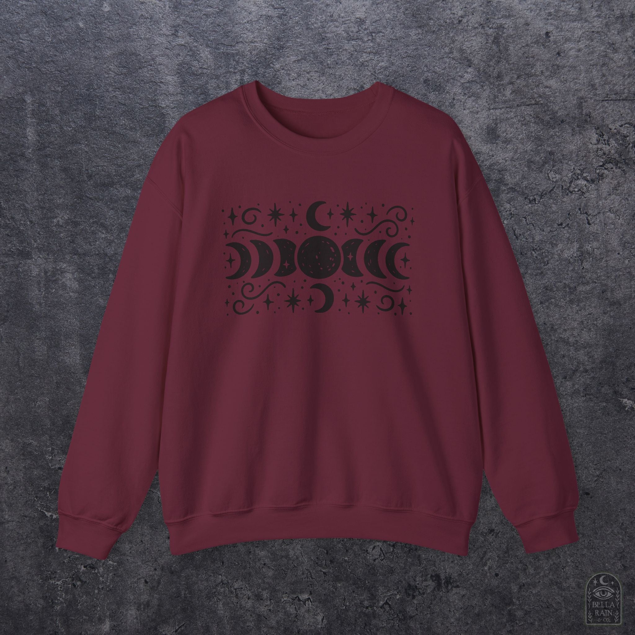 Lunar Phases Crewneck Sweatshirt