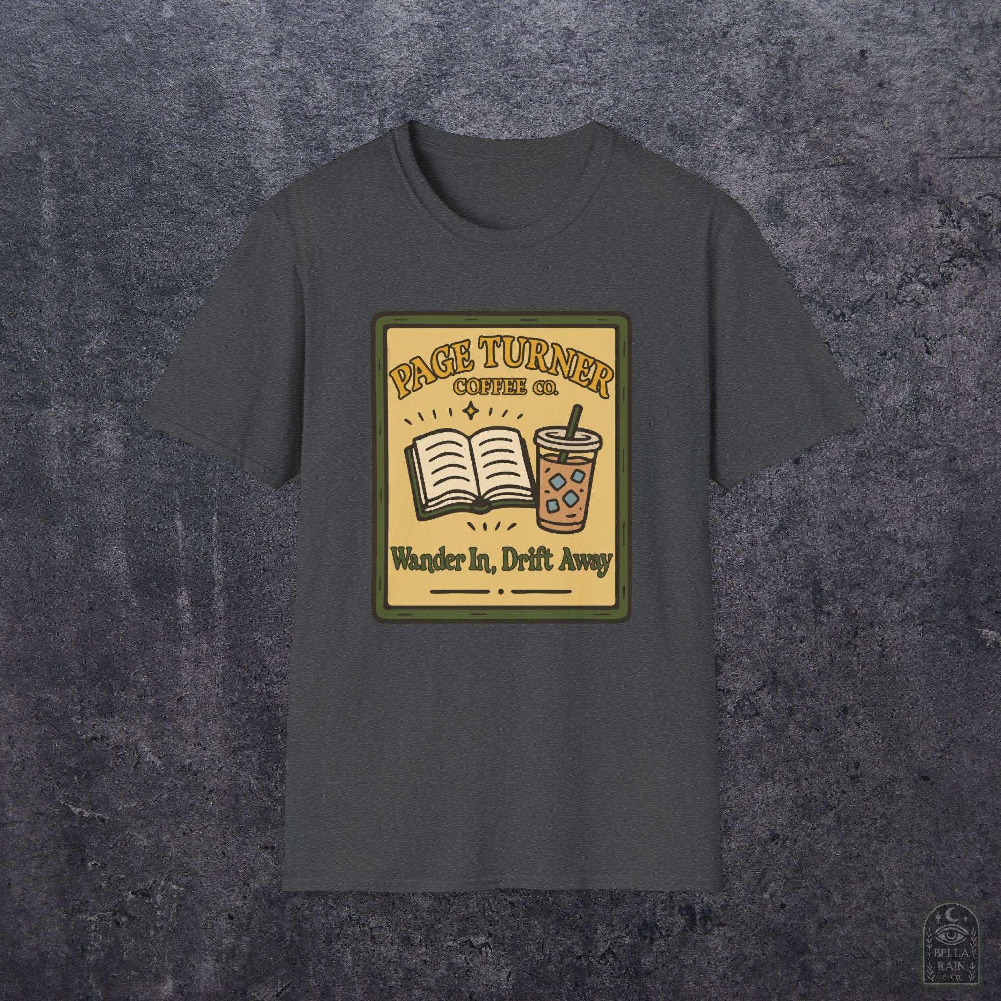 Page Turner Coffee Co Unisex Softstyle T-Shirt