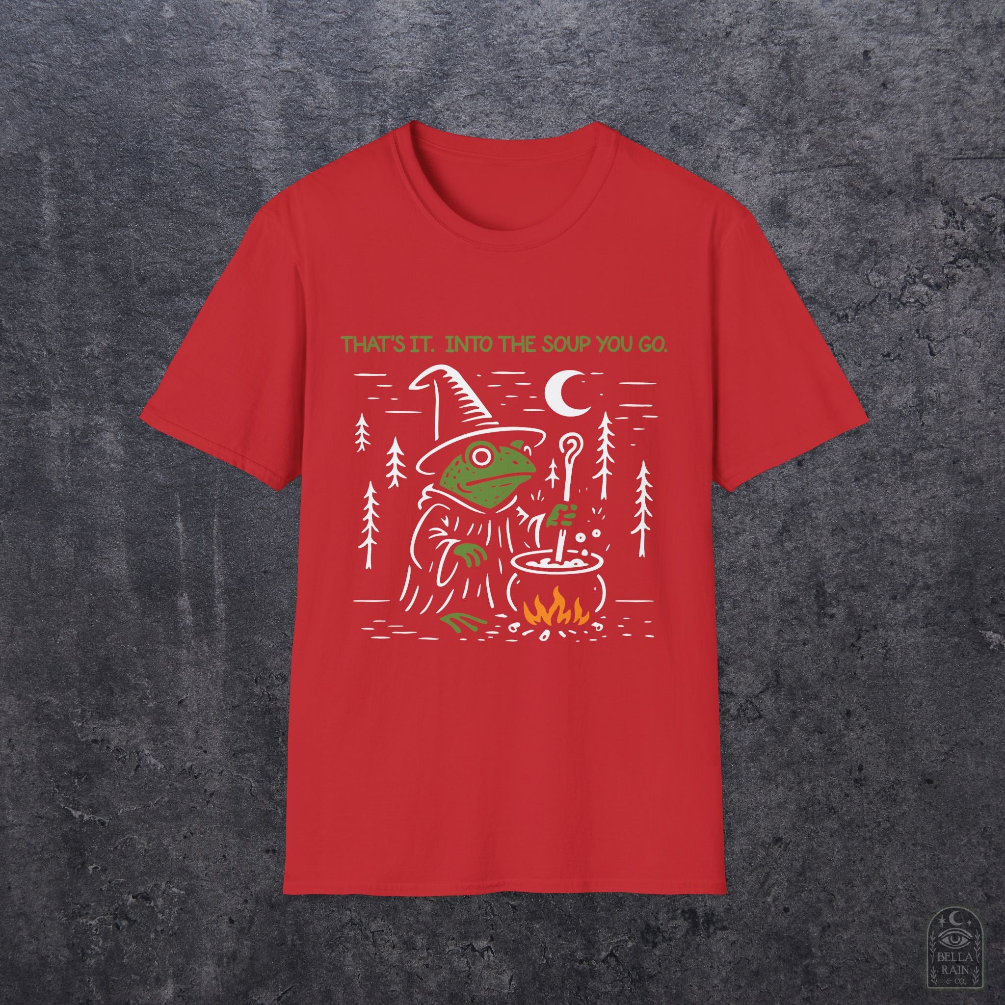 Into the Soup You Go Unisex Softstyle T-Shirt