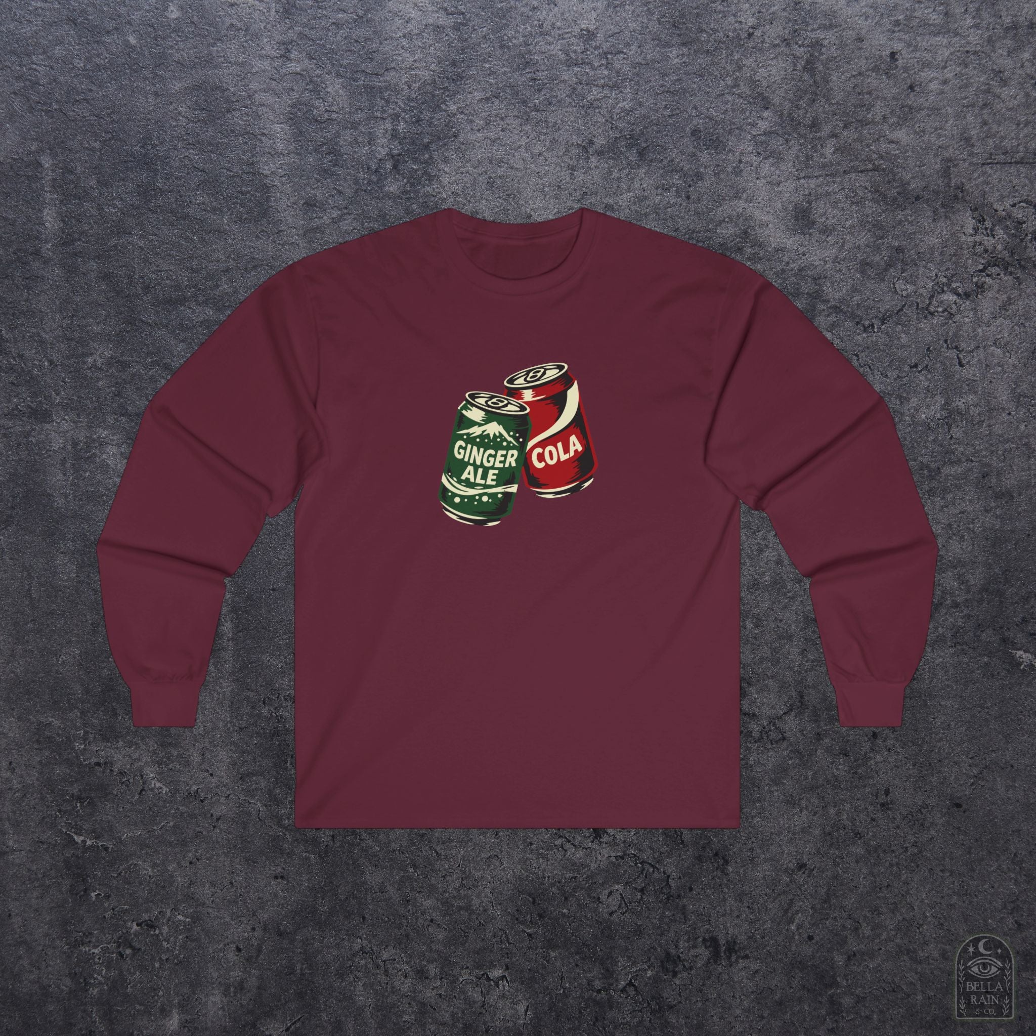 Ginger Ale & Cola Long Sleeve Tee
