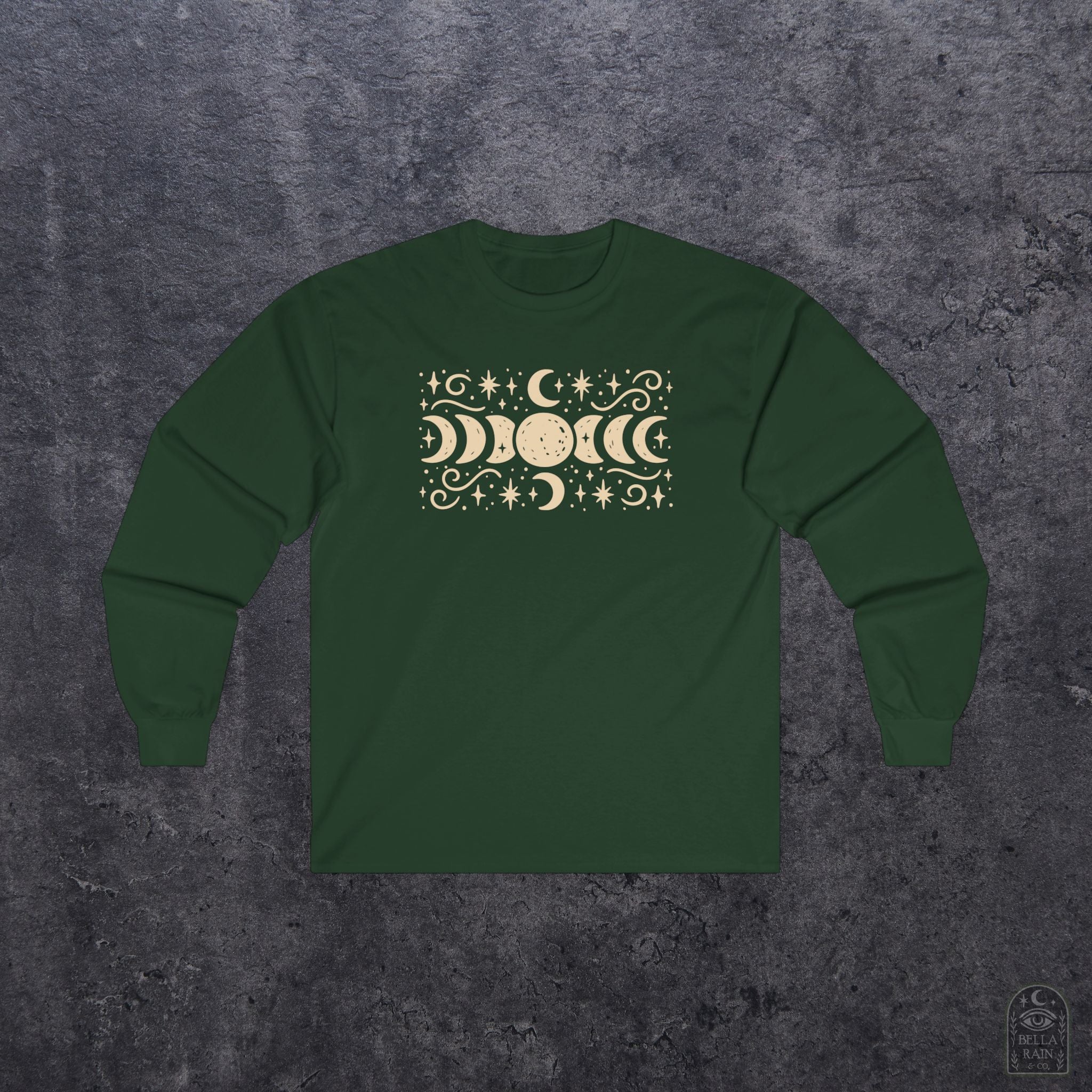 Lunar Phases Long Sleeve Tee