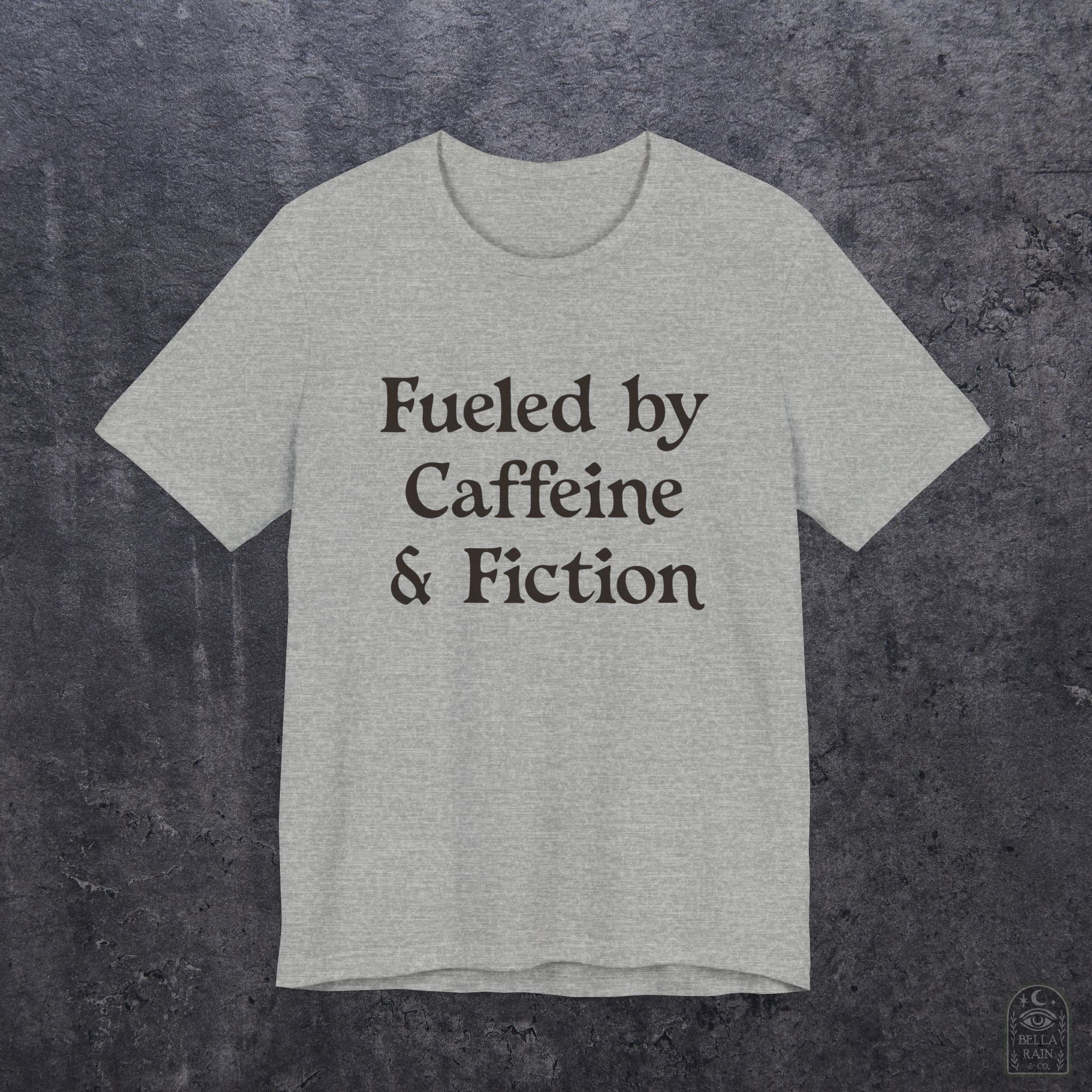 Fueled by Caffeine & Fiction PREMIUM T-Shirt