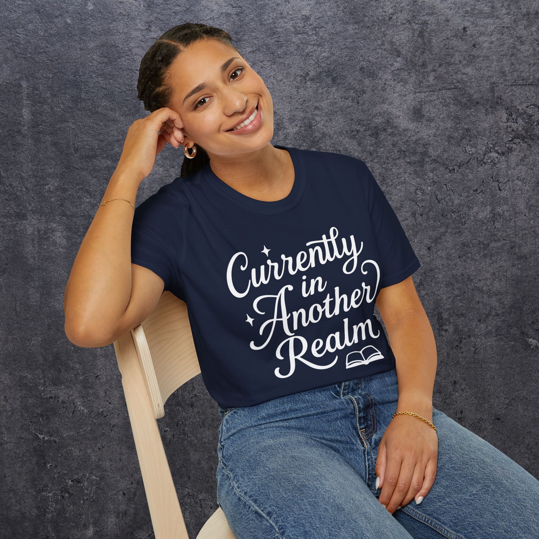 Currently In Another Realm Unisex Softstyle T-Shirt