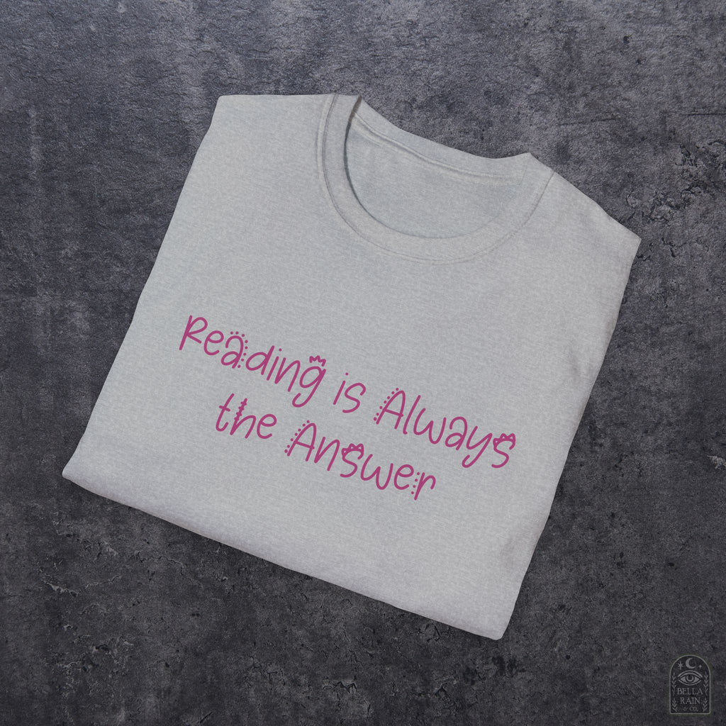 Reading is the Answer Unisex Softstyle T-Shirt