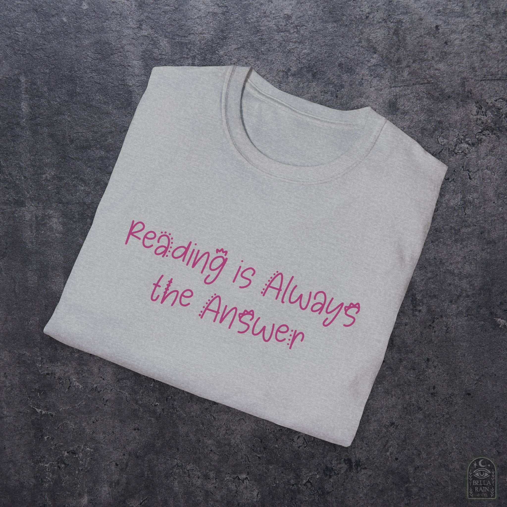 Reading is the Answer Unisex Softstyle T-Shirt