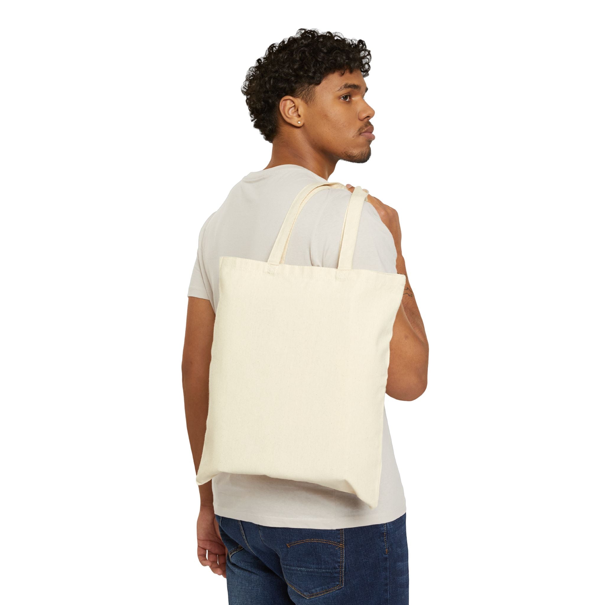 Currently in Another Realm Canvas Tote
