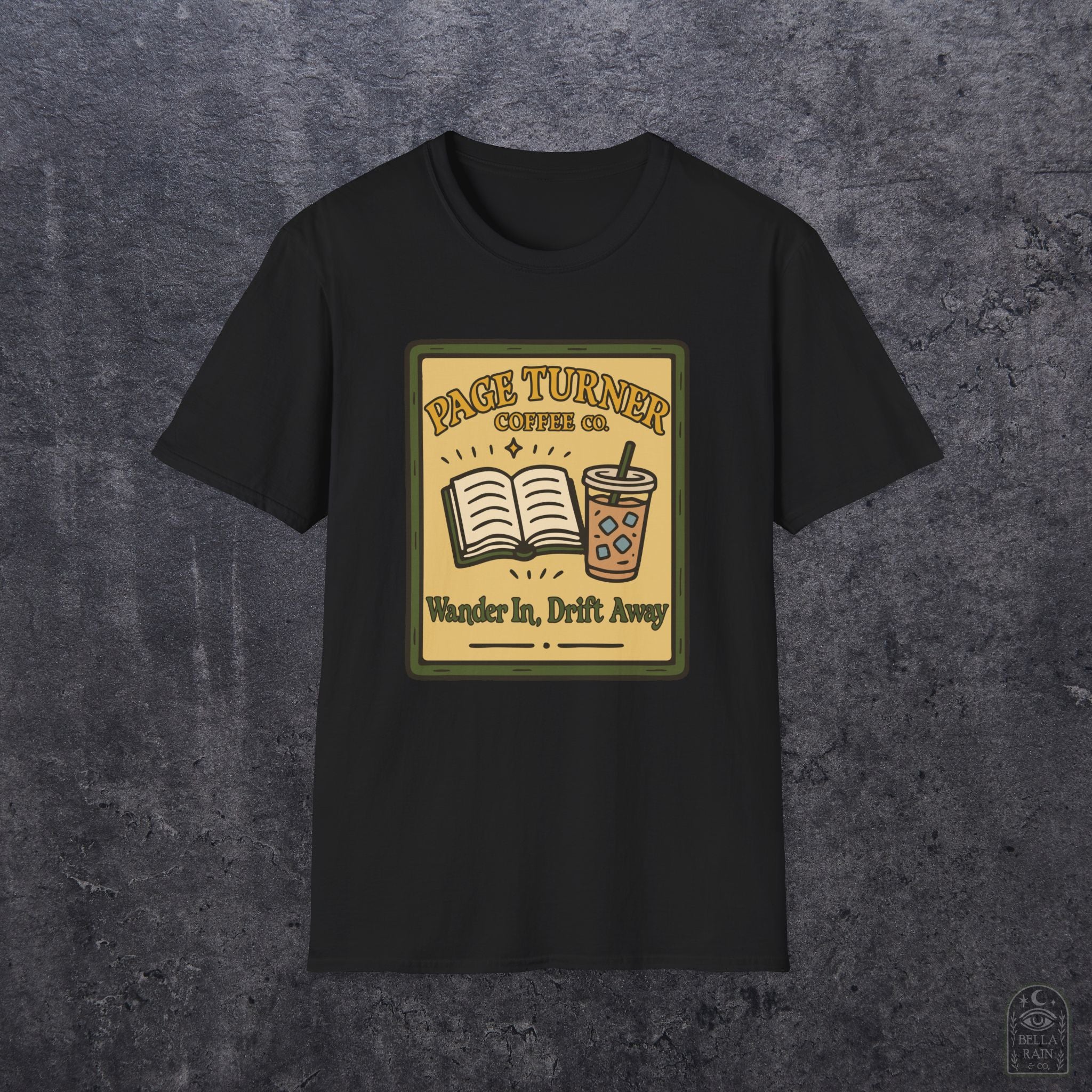 Page Turner Coffee Co Unisex Softstyle T-Shirt
