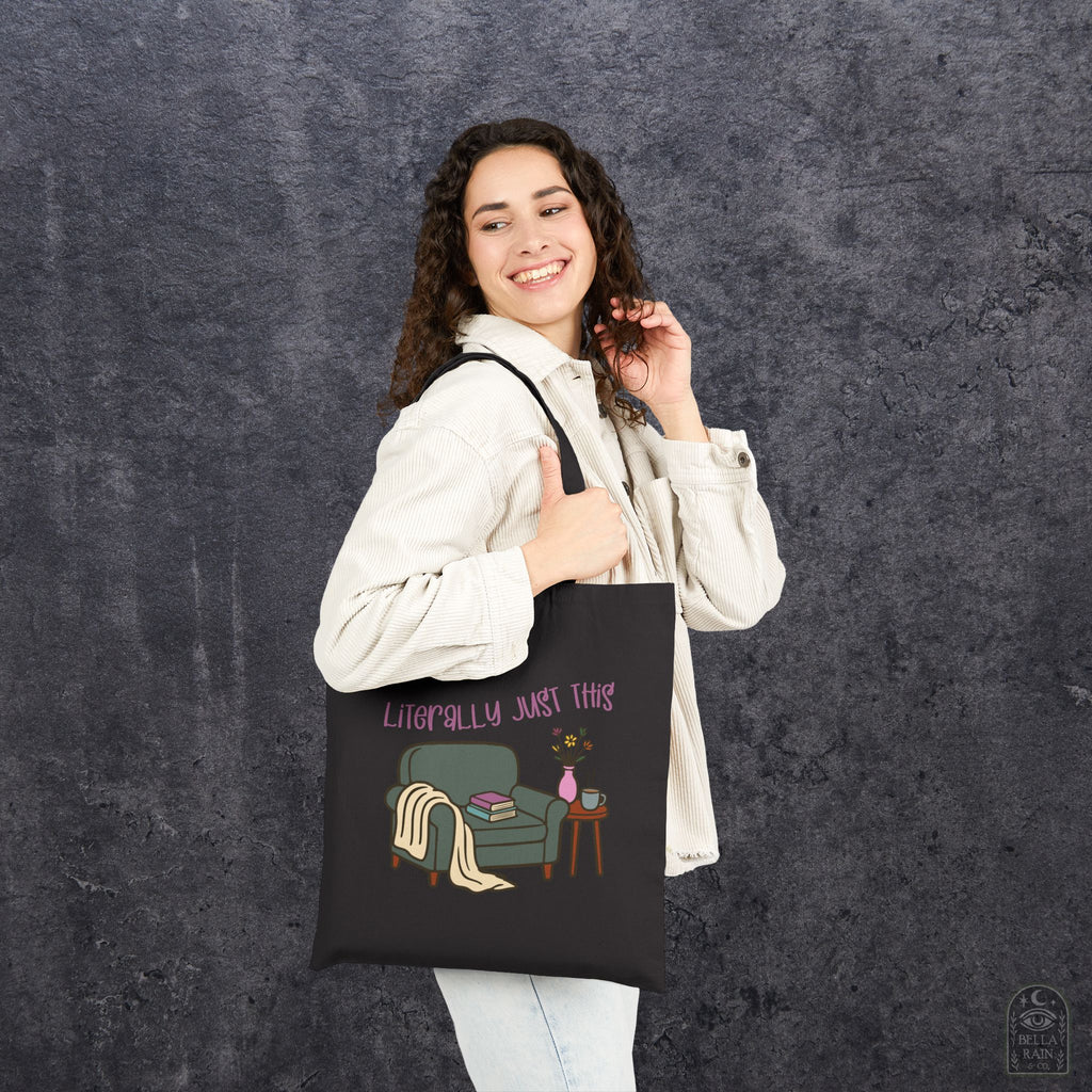 Literally Just This Canvas Tote Bag
