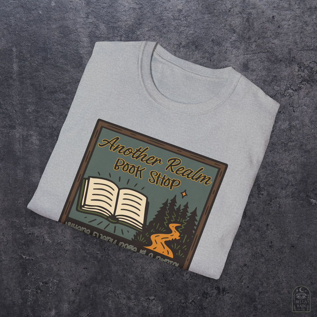 Another Realm Book Shop Unisex Softstyle T-Shirt