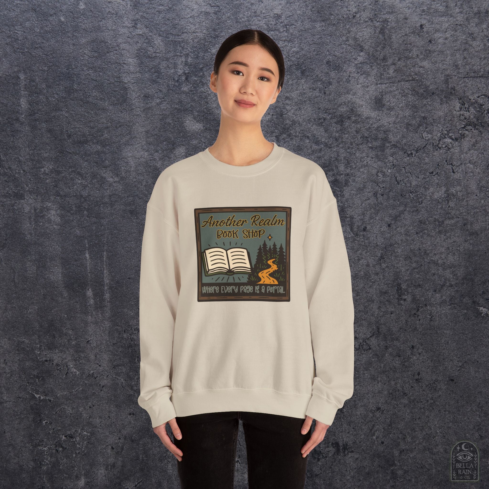 Another Realm Book Shop Crewneck Sweatshirt