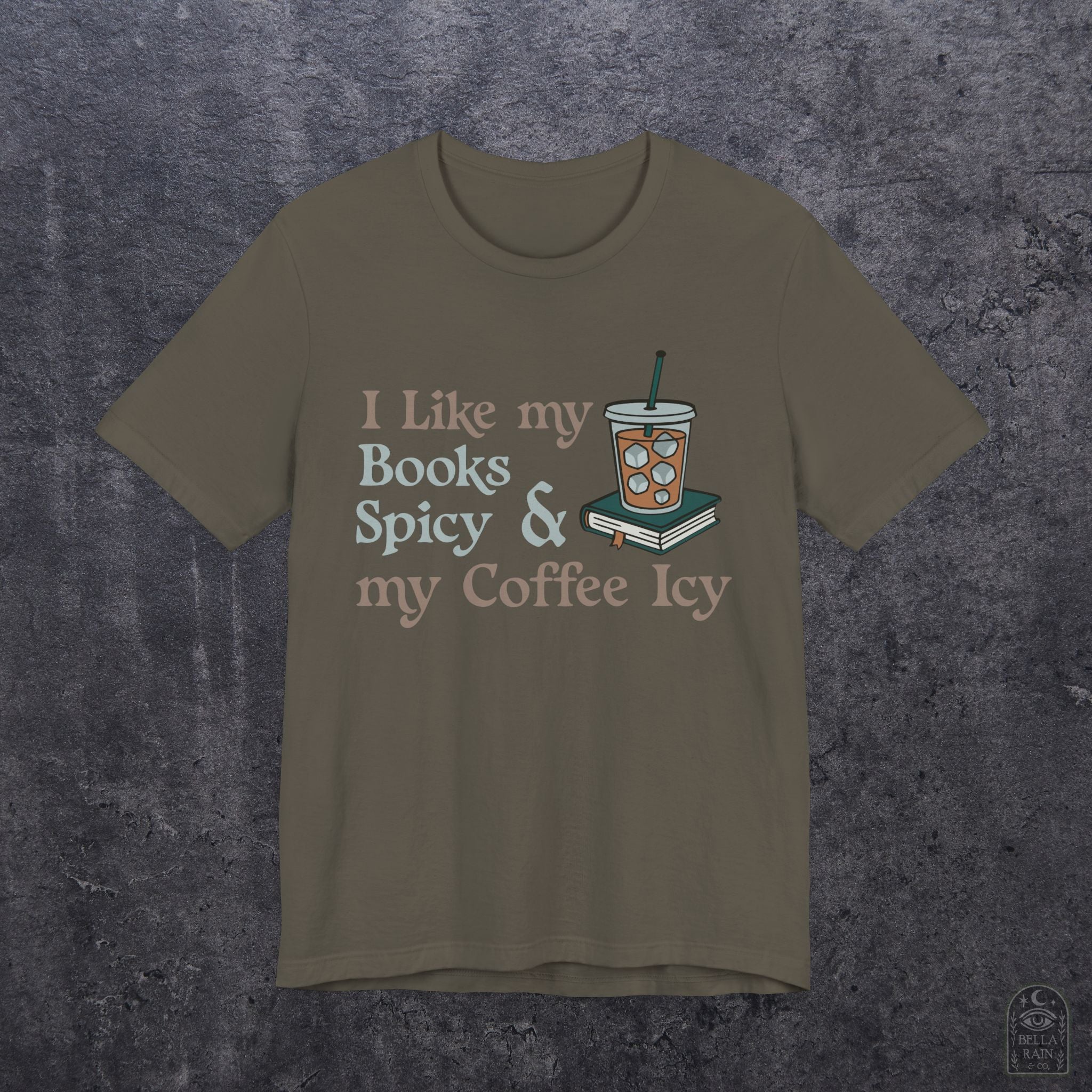 Books Spicy & Coffee Icy PREMIUM T-Shirt