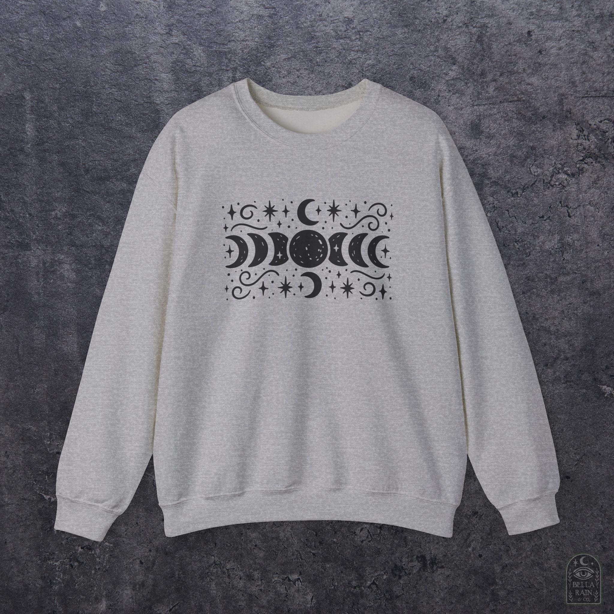 Lunar Phases Crewneck Sweatshirt