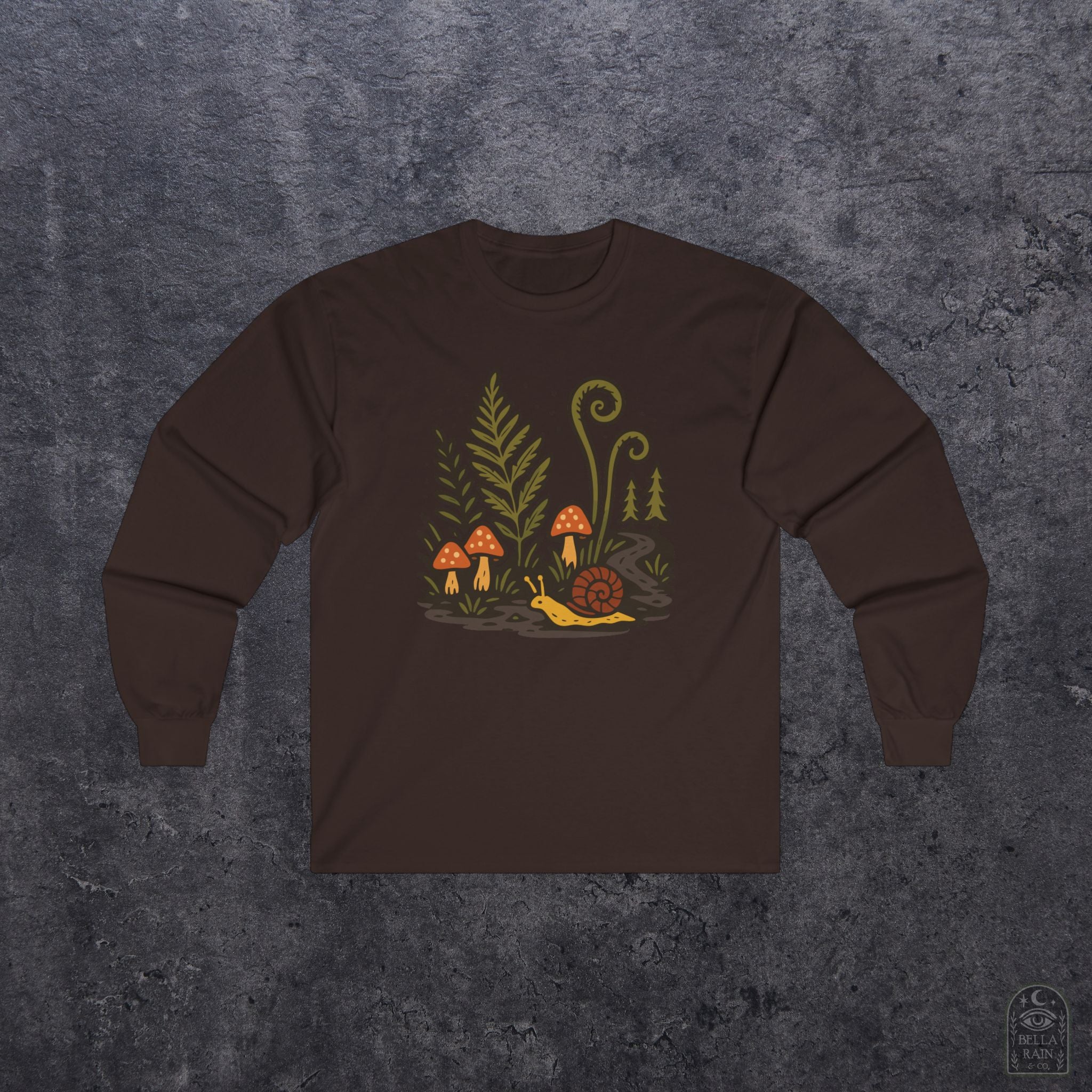 Snailin Away Long Sleeve Tee