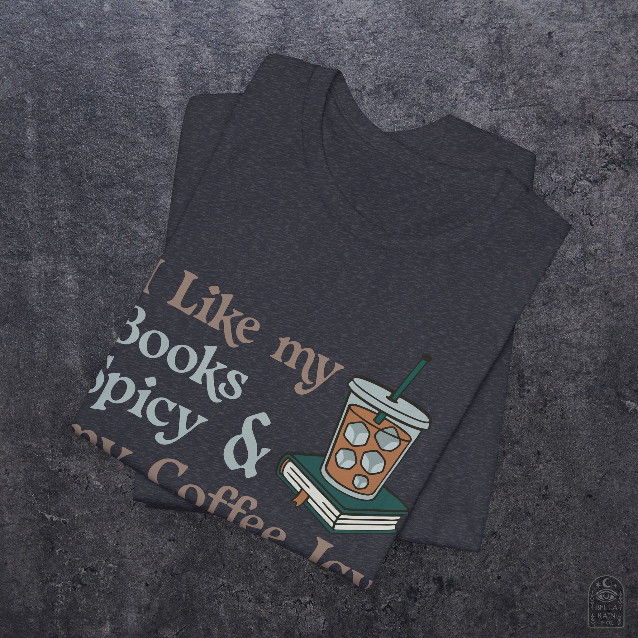 Books Spicy & Coffee Icy PREMIUM T-Shirt