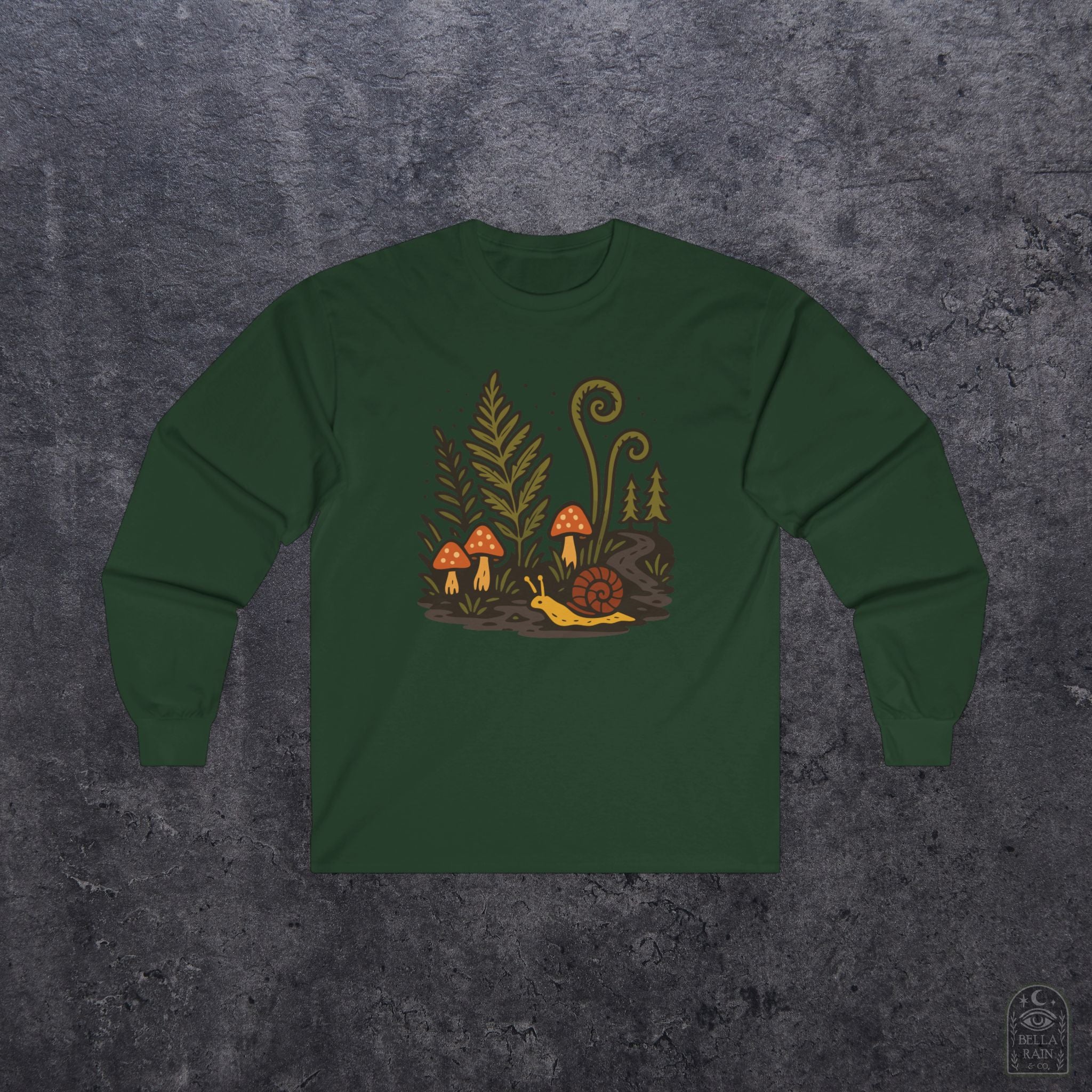 Snailin Away Long Sleeve Tee