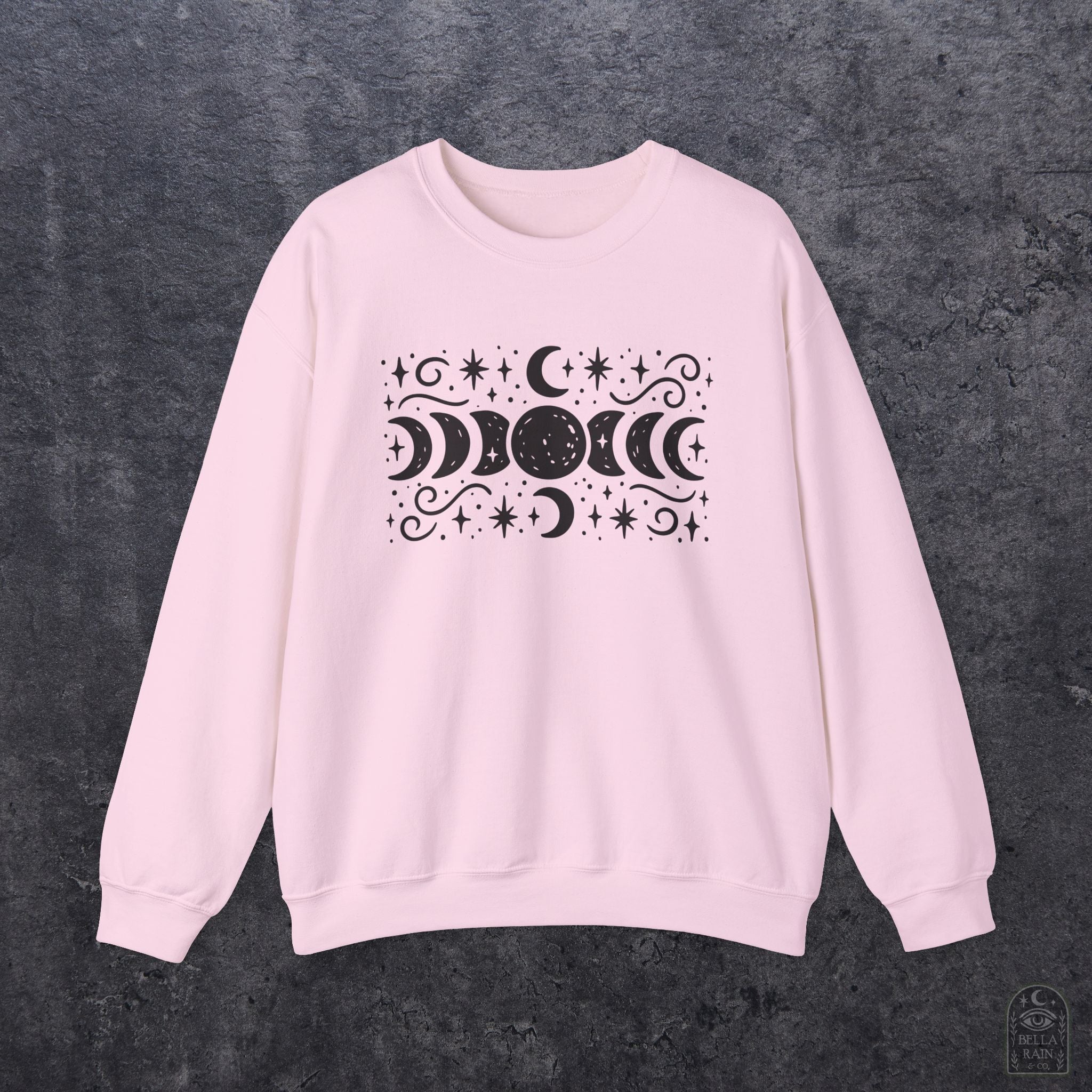 Lunar Phases Crewneck Sweatshirt
