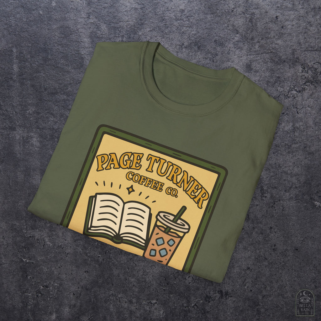 Page Turner Coffee Co Unisex Softstyle T-Shirt