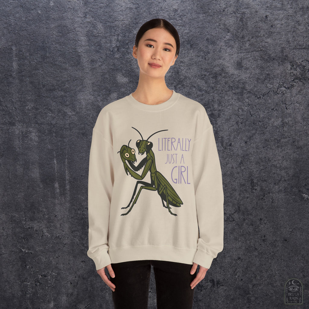 Literally Just a Girl Crewneck Sweatshirt