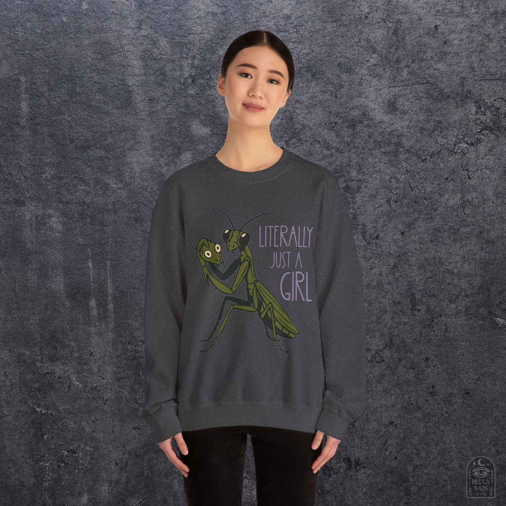 Literally Just a Girl Crewneck Sweatshirt