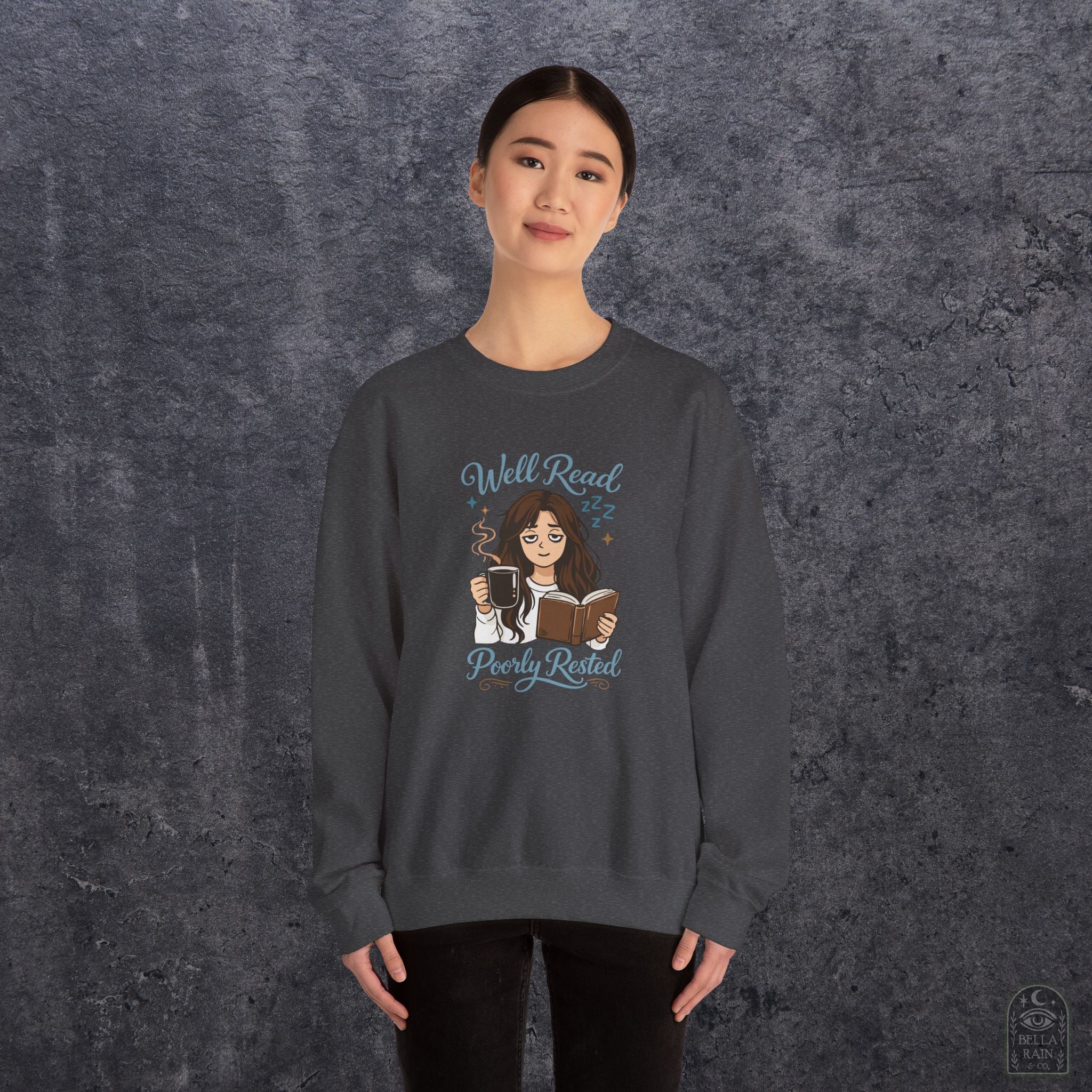Well Read Poorly Rested Crewneck Sweatshirt