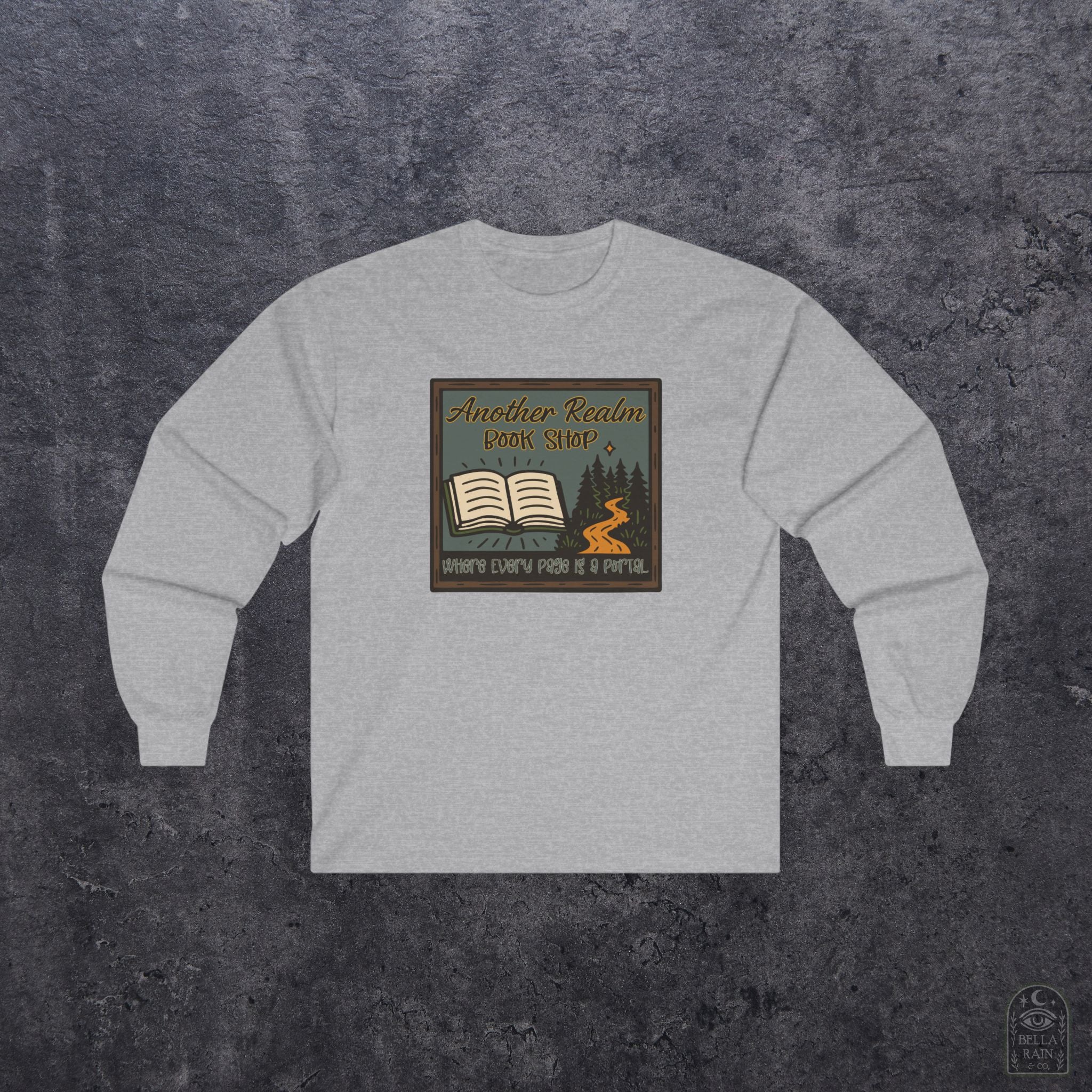 Another Realm Book Shop Unisex Long Sleeve Tee