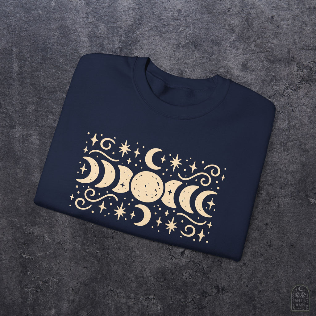 Lunar Phases Crewneck Sweatshirt