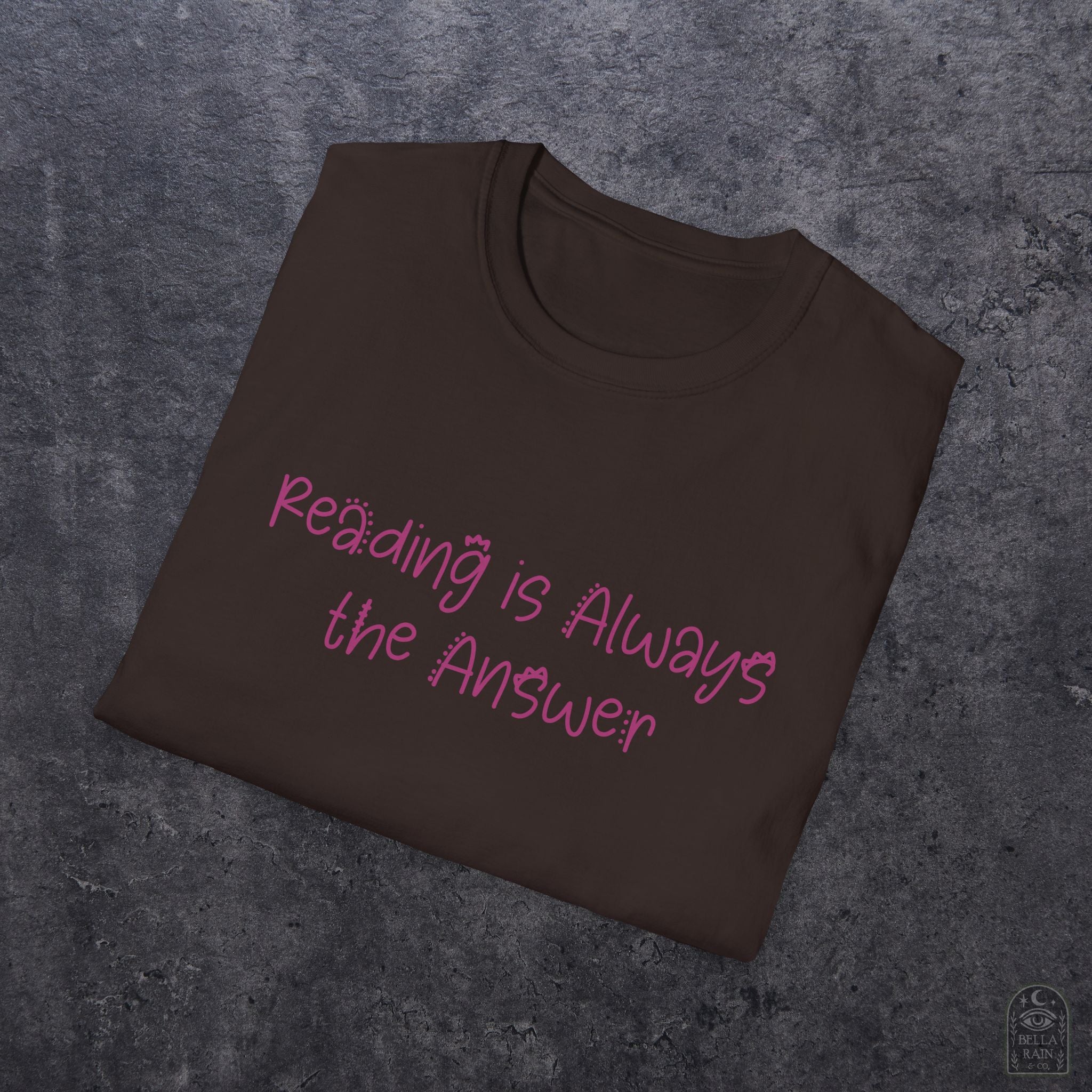Reading is the Answer Unisex Softstyle T-Shirt