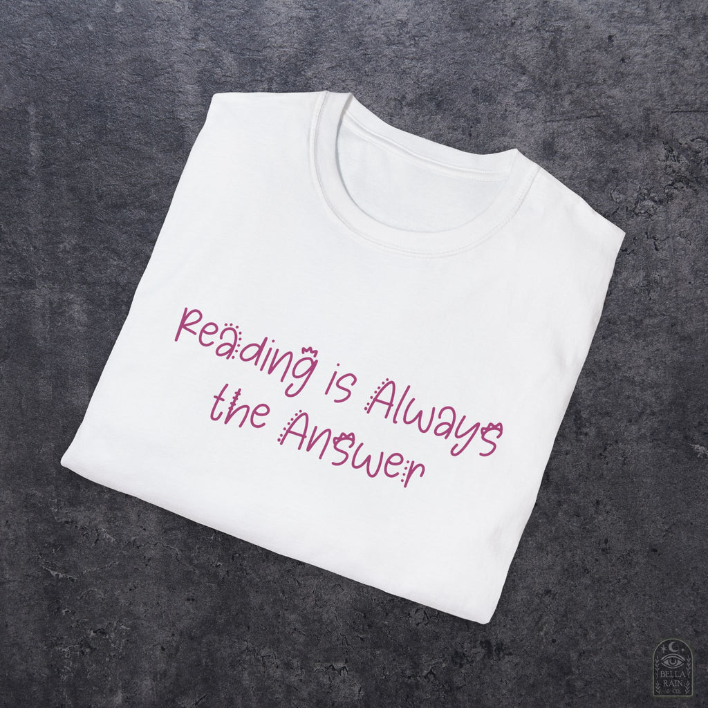 Reading is the Answer Unisex Softstyle T-Shirt