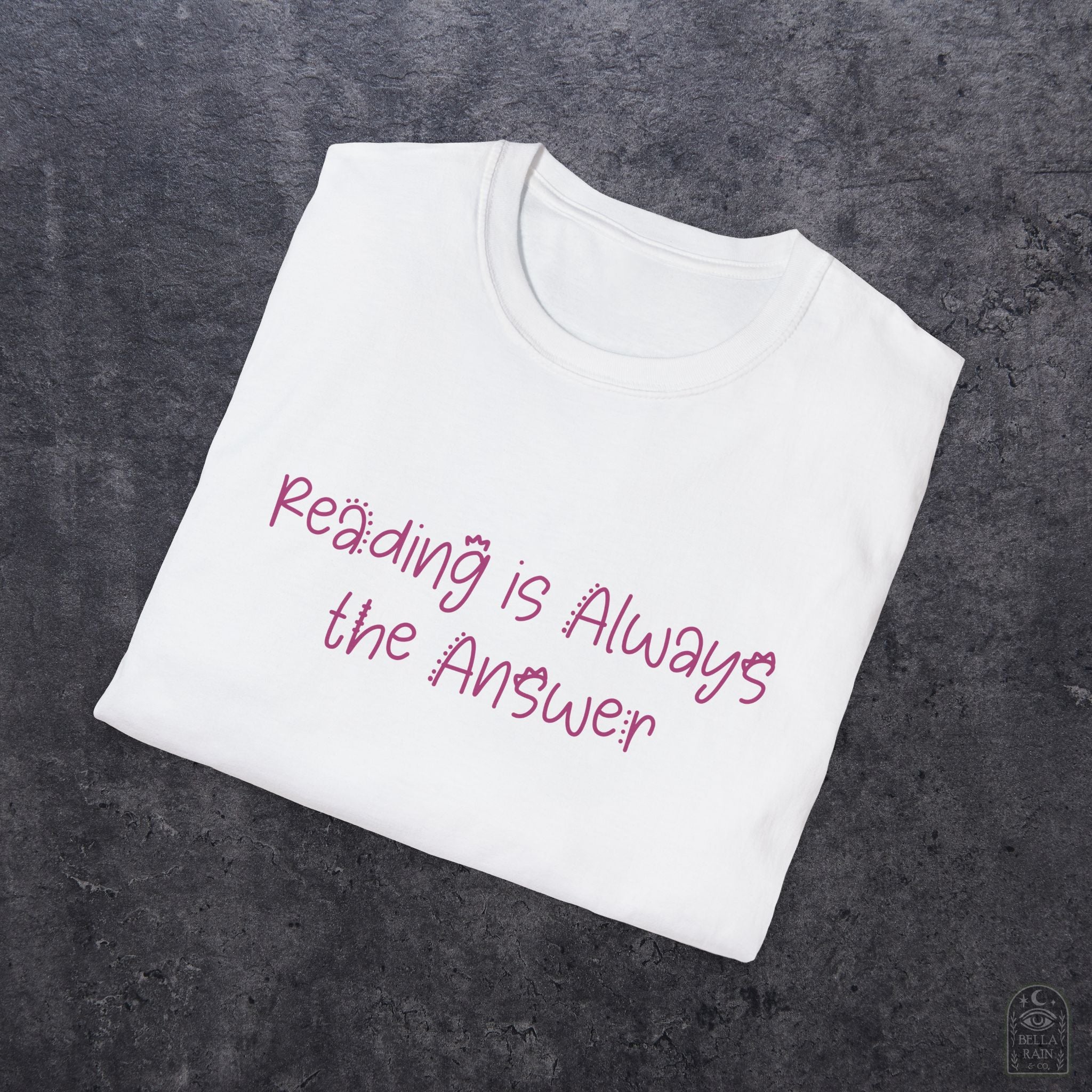 Reading is the Answer Unisex Softstyle T-Shirt