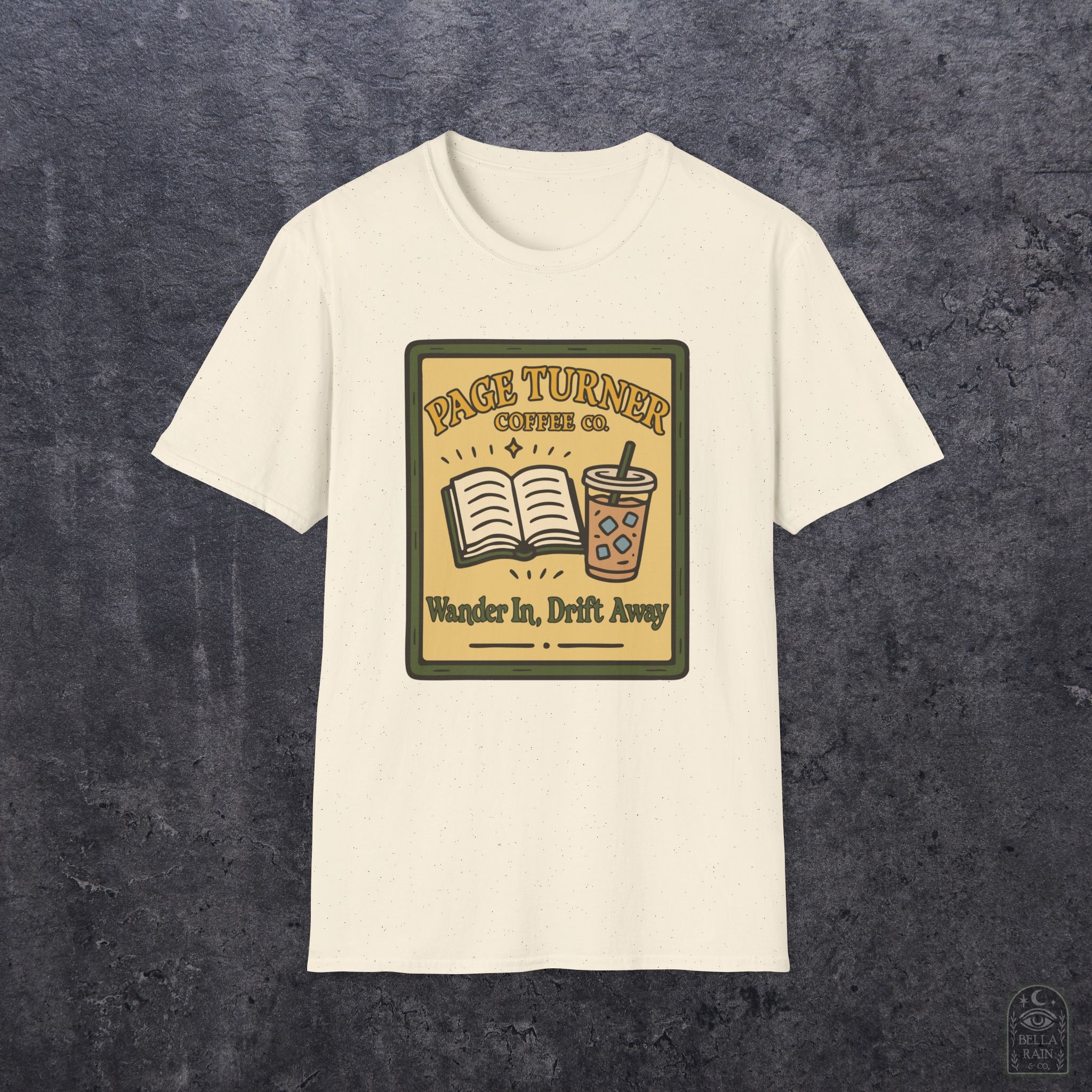 Page Turner Coffee Co Unisex Softstyle T-Shirt