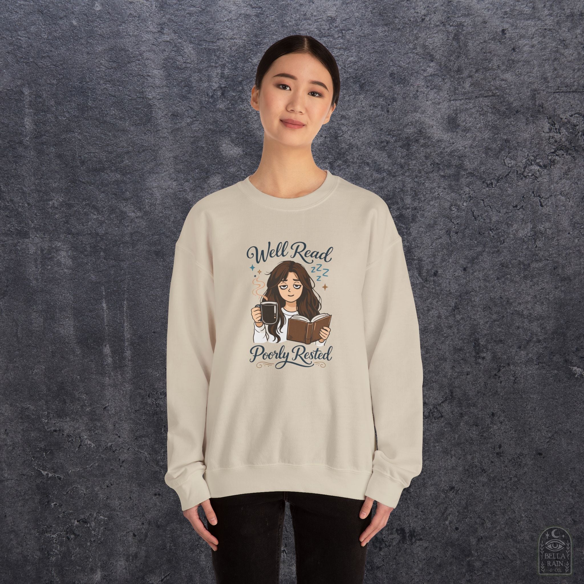 Well Read Poorly Rested Crewneck Sweatshirt
