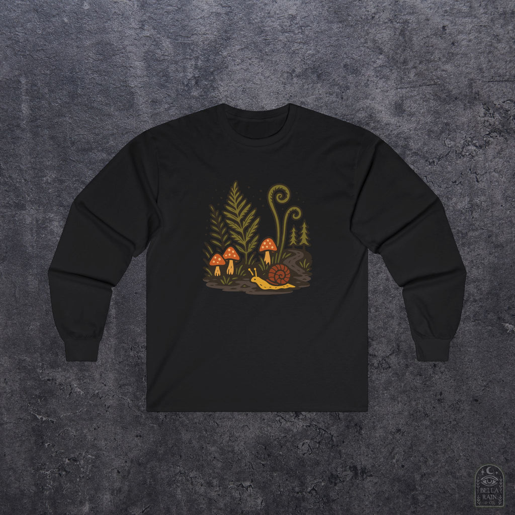 Snailin Away Long Sleeve Tee