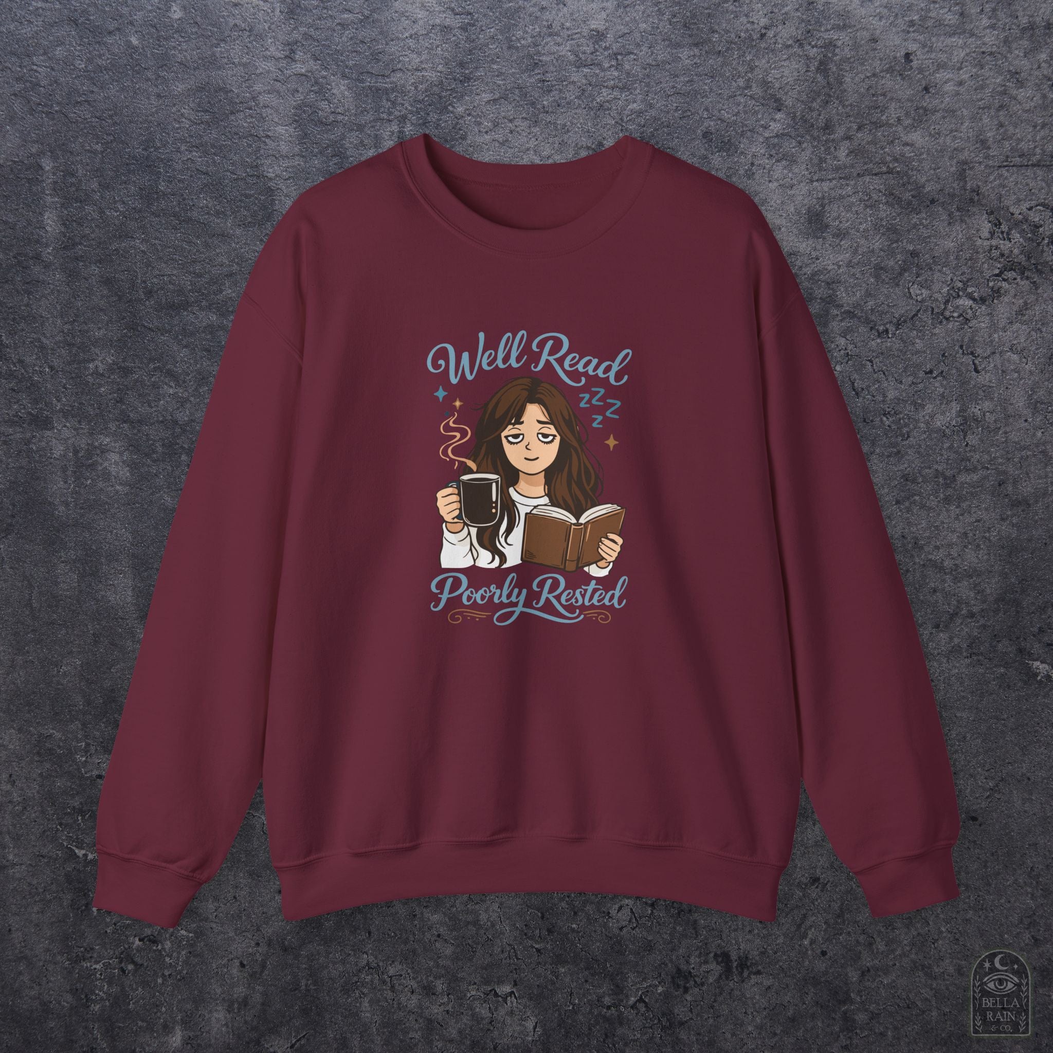 Well Read Poorly Rested Crewneck Sweatshirt