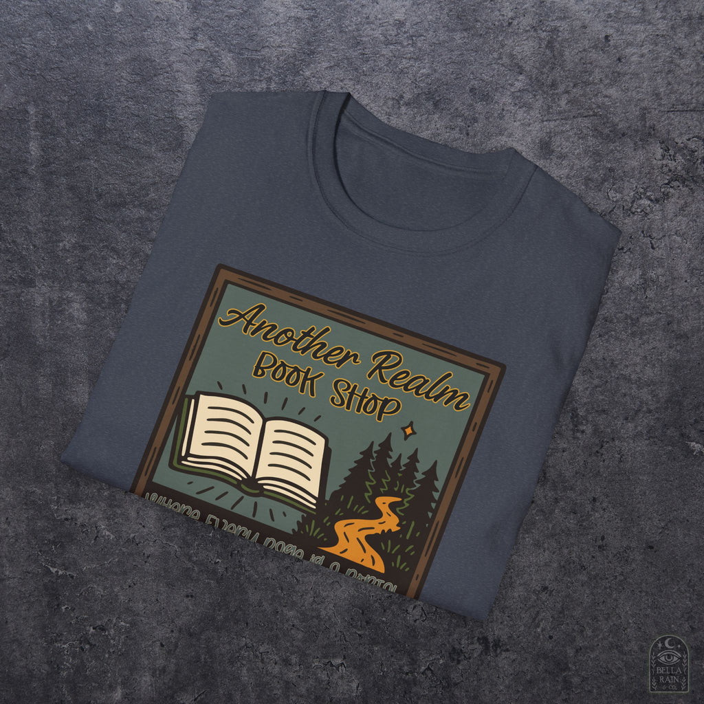 Another Realm Book Shop Unisex Softstyle T-Shirt