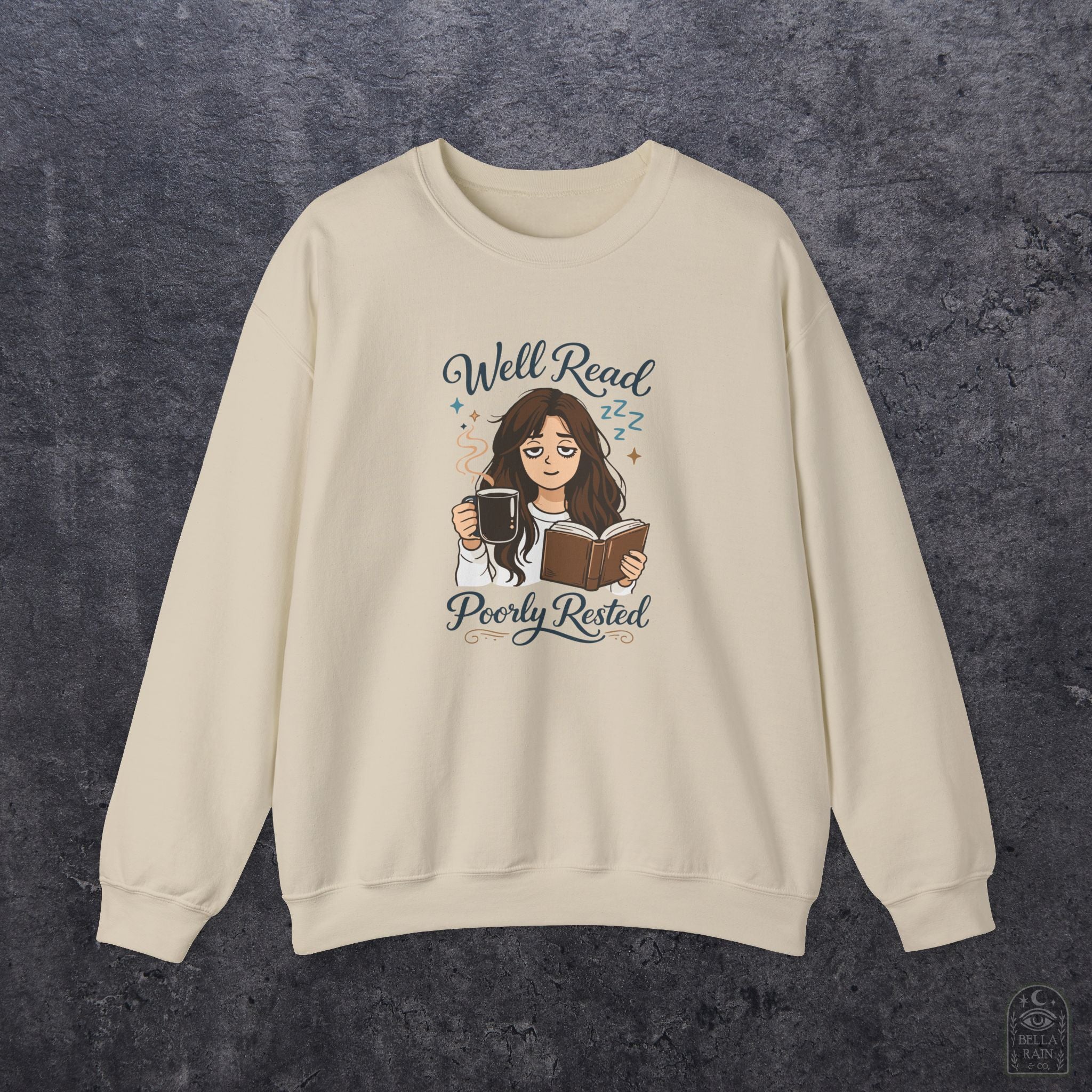 Well Read Poorly Rested Crewneck Sweatshirt