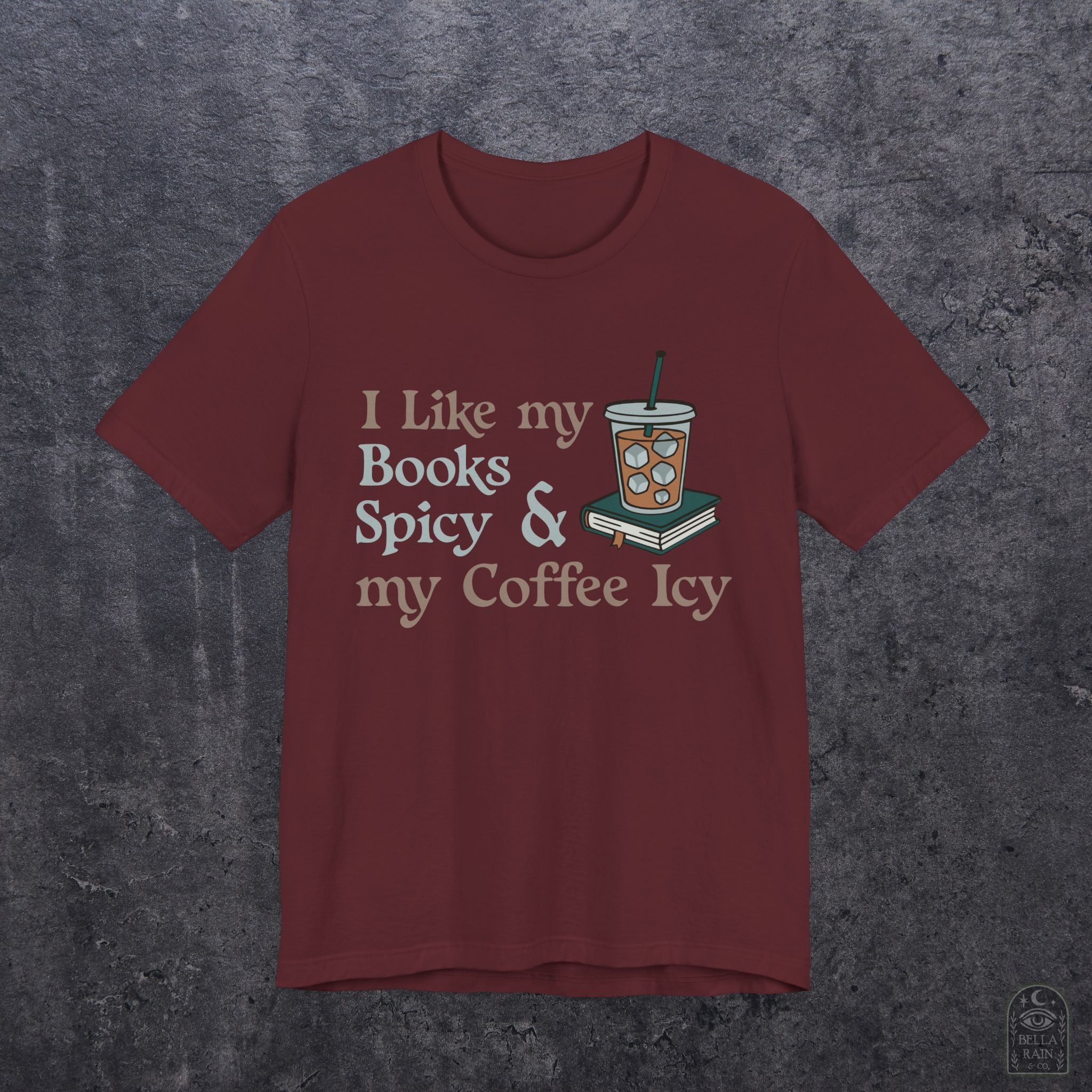 Books Spicy & Coffee Icy PREMIUM T-Shirt