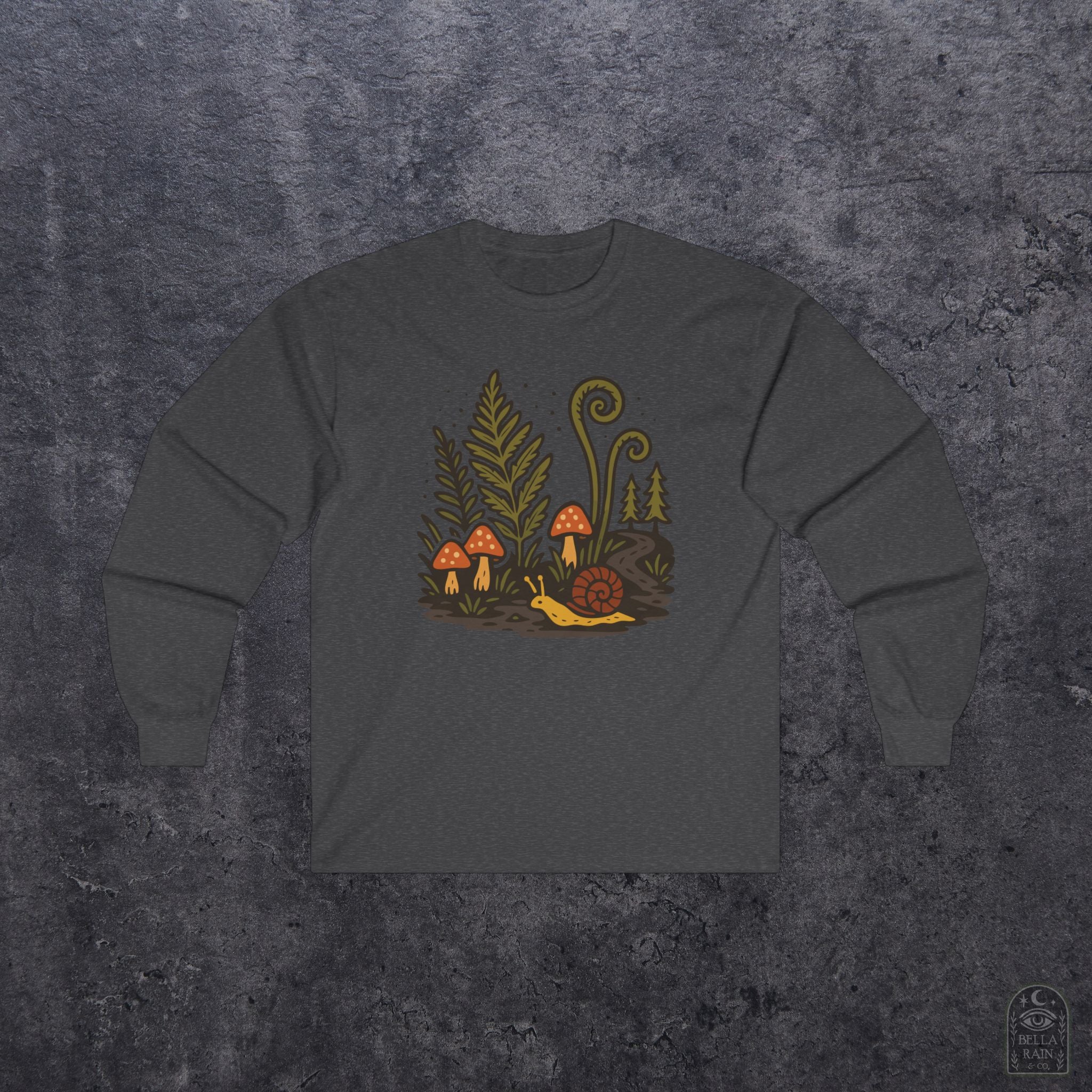Snailin Away Long Sleeve Tee