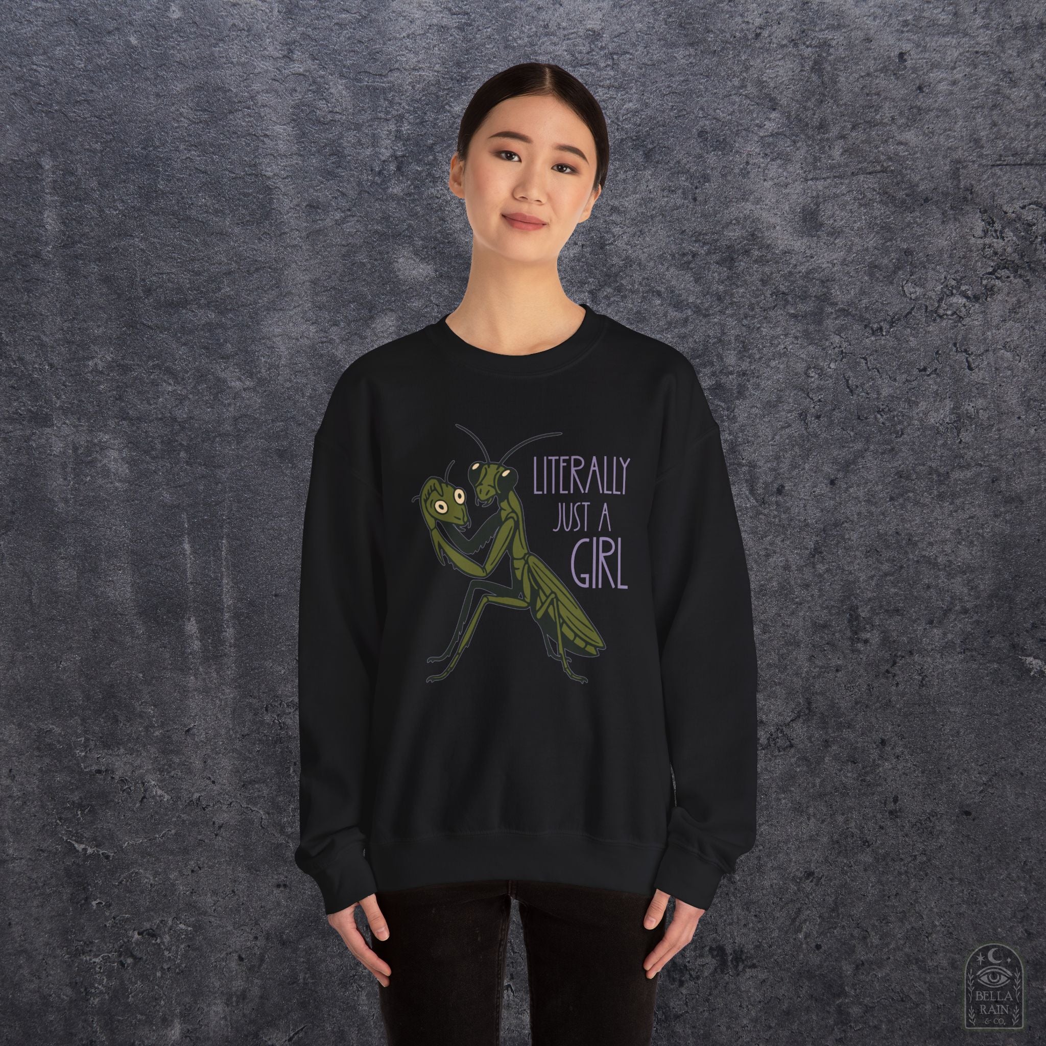 Literally Just a Girl Crewneck Sweatshirt