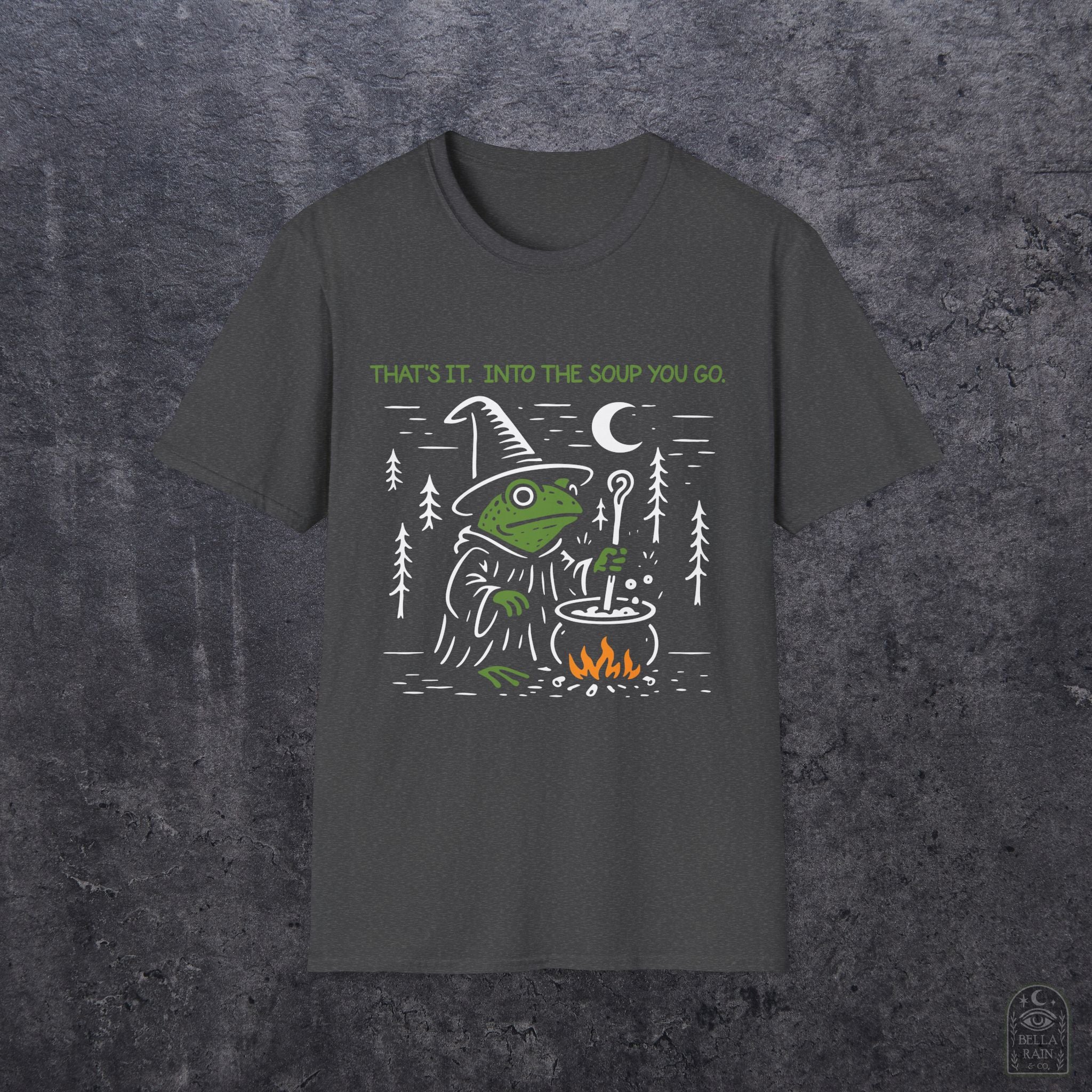 Into the Soup You Go Unisex Softstyle T-Shirt